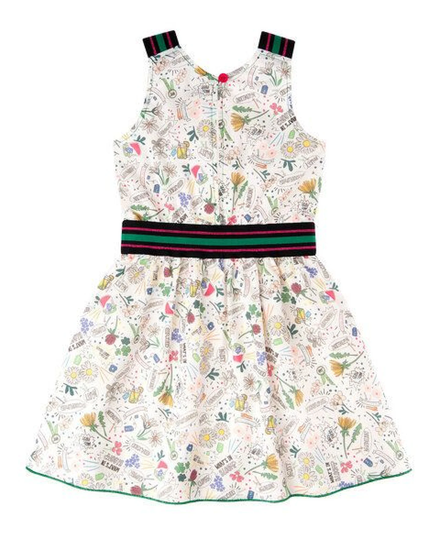 Marraine Kids Buntes Bio Baumwolle Kleid "Camellia" – Ansicht 2