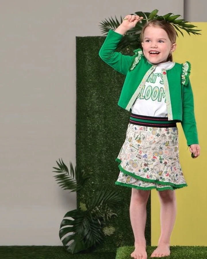 Marraine Kids Bunter Bio Baumwolle Rock "Dahlia"