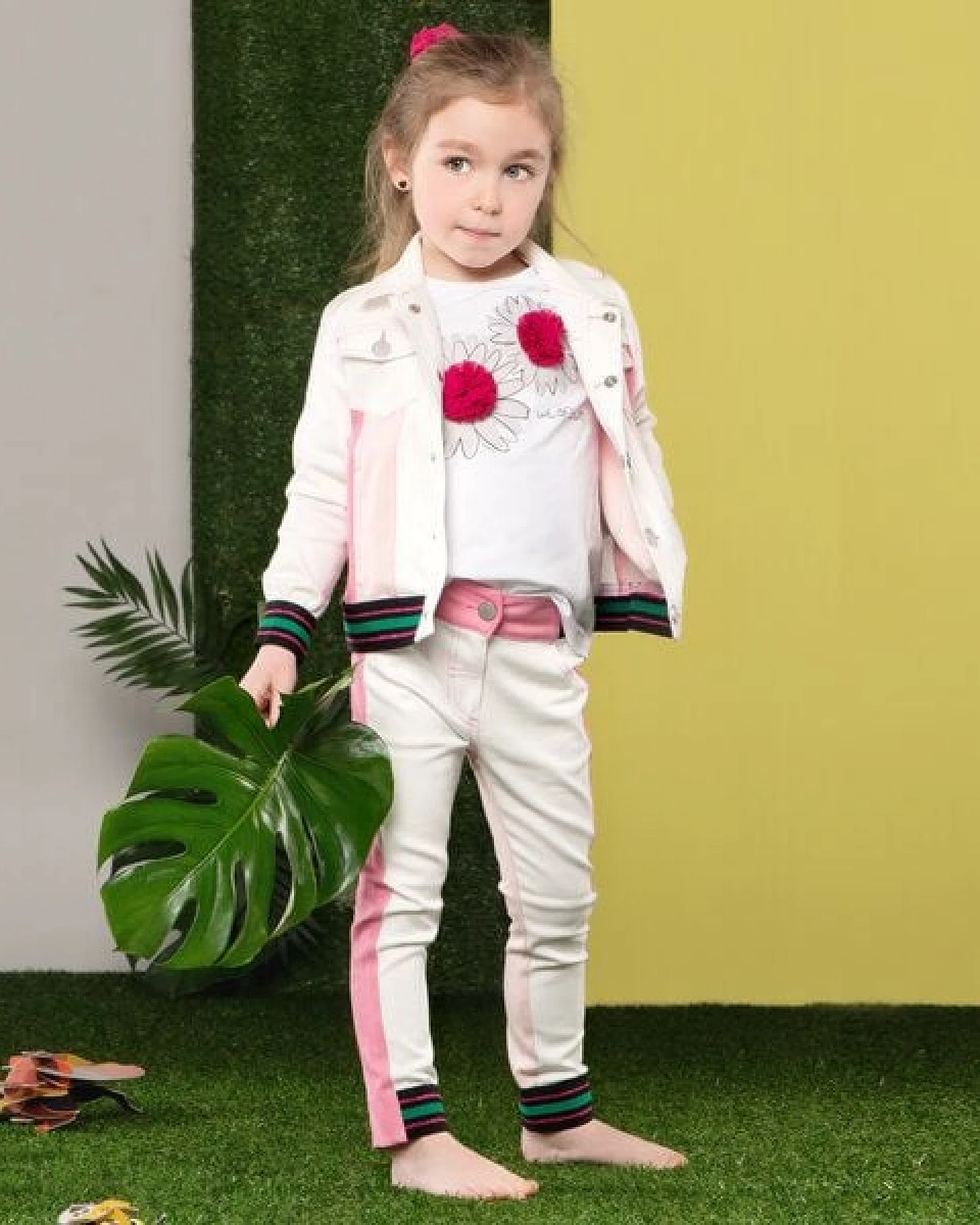 Marraine Kids Jeans im Colourblock aus Bio Baumwolle "Ivy" – Ansicht 4