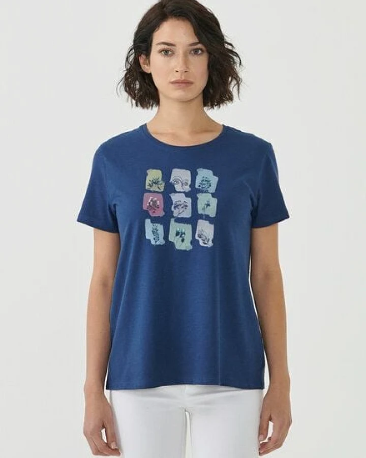 ORGANICATION T-Shirt aus Bio-Baumwolle mit Print