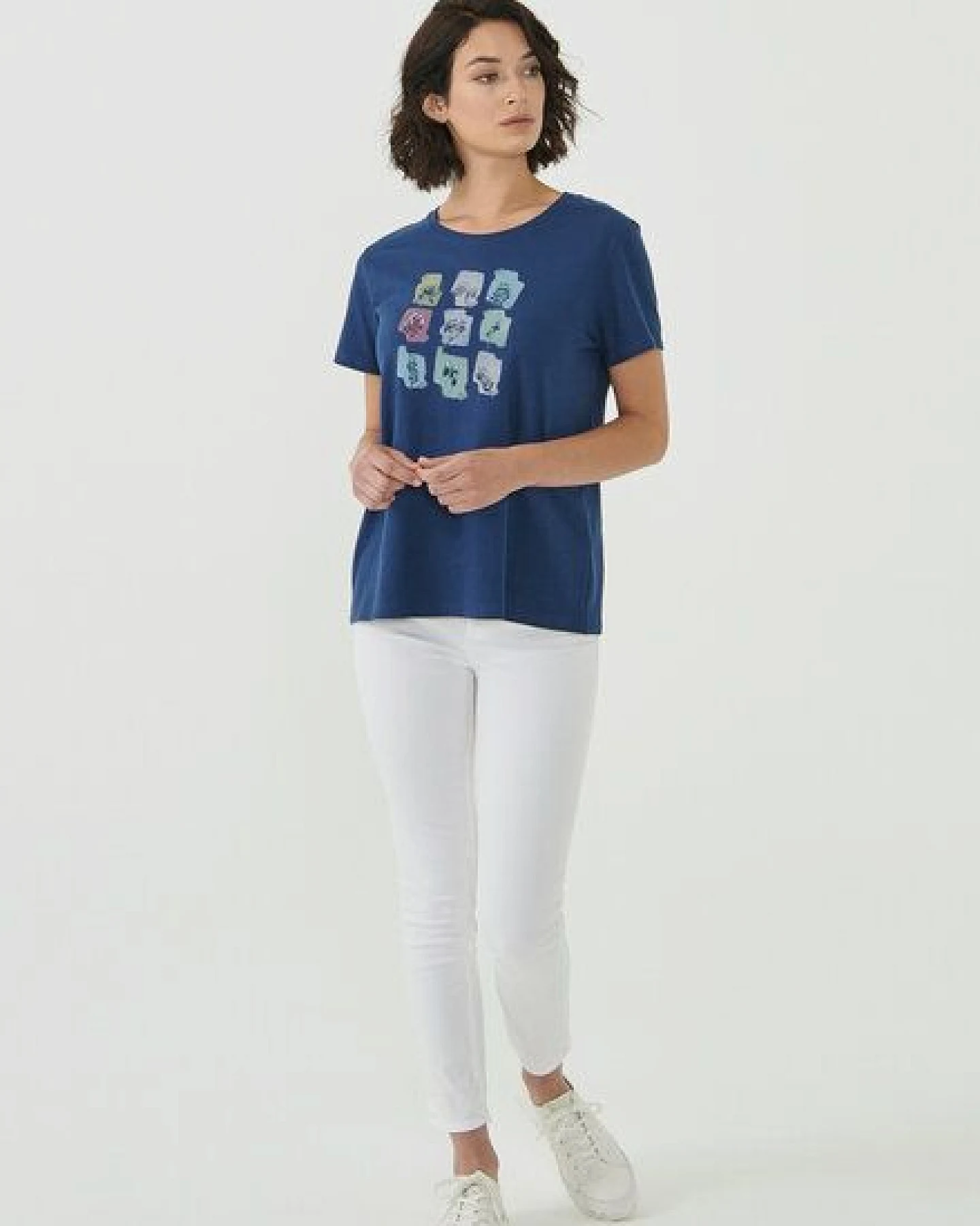 ORGANICATION T-Shirt aus Bio-Baumwolle mit Print – Ansicht 2