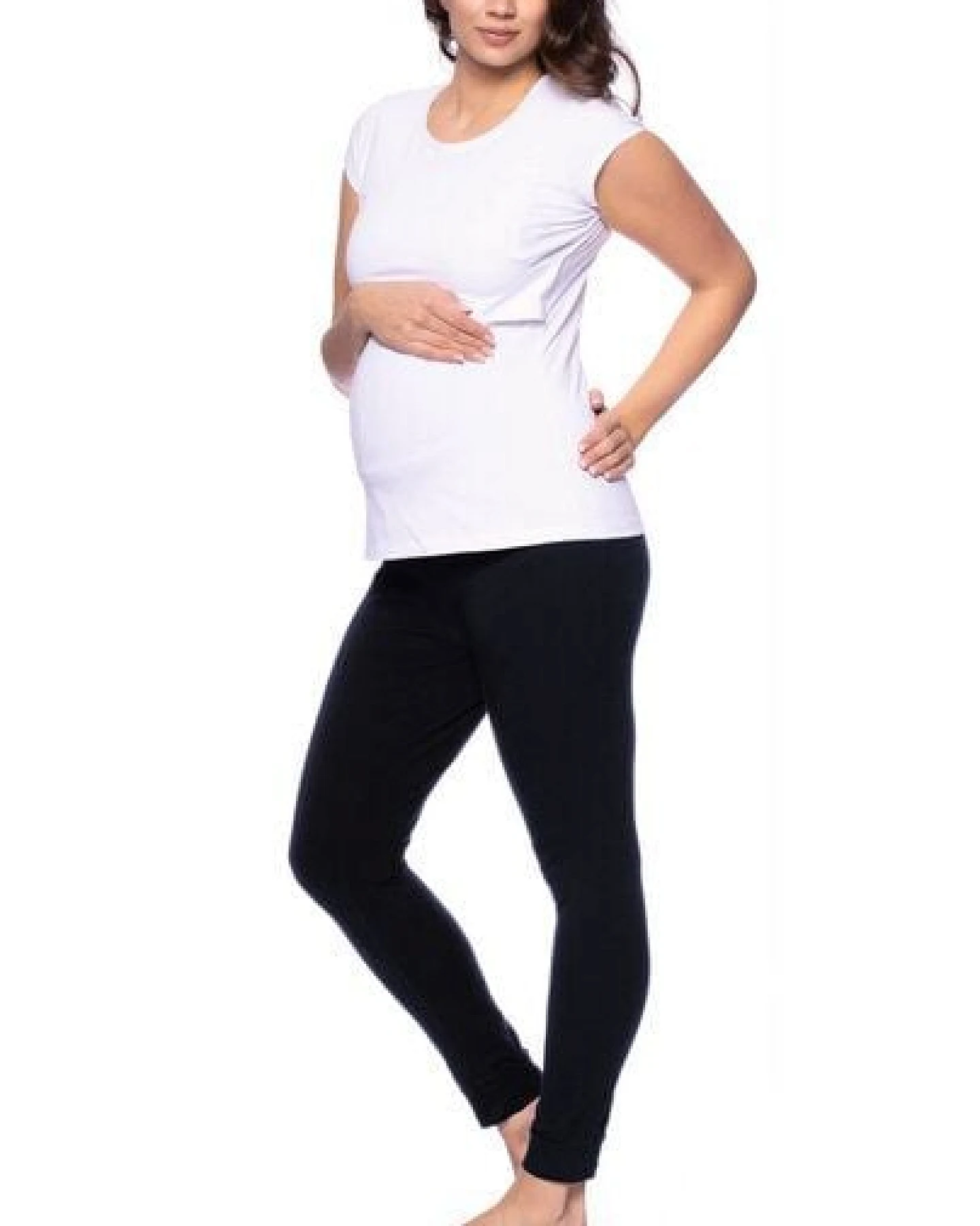 Milchshake BASIC Umstands-Lounge/Pyjamahose aus Bio-Baumwolle – Ansicht 4