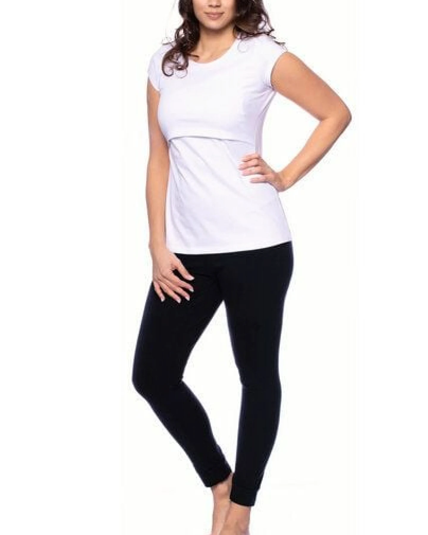 Milchshake BASIC Umstands-Lounge/Pyjamahose aus Bio-Baumwolle – Ansicht 4