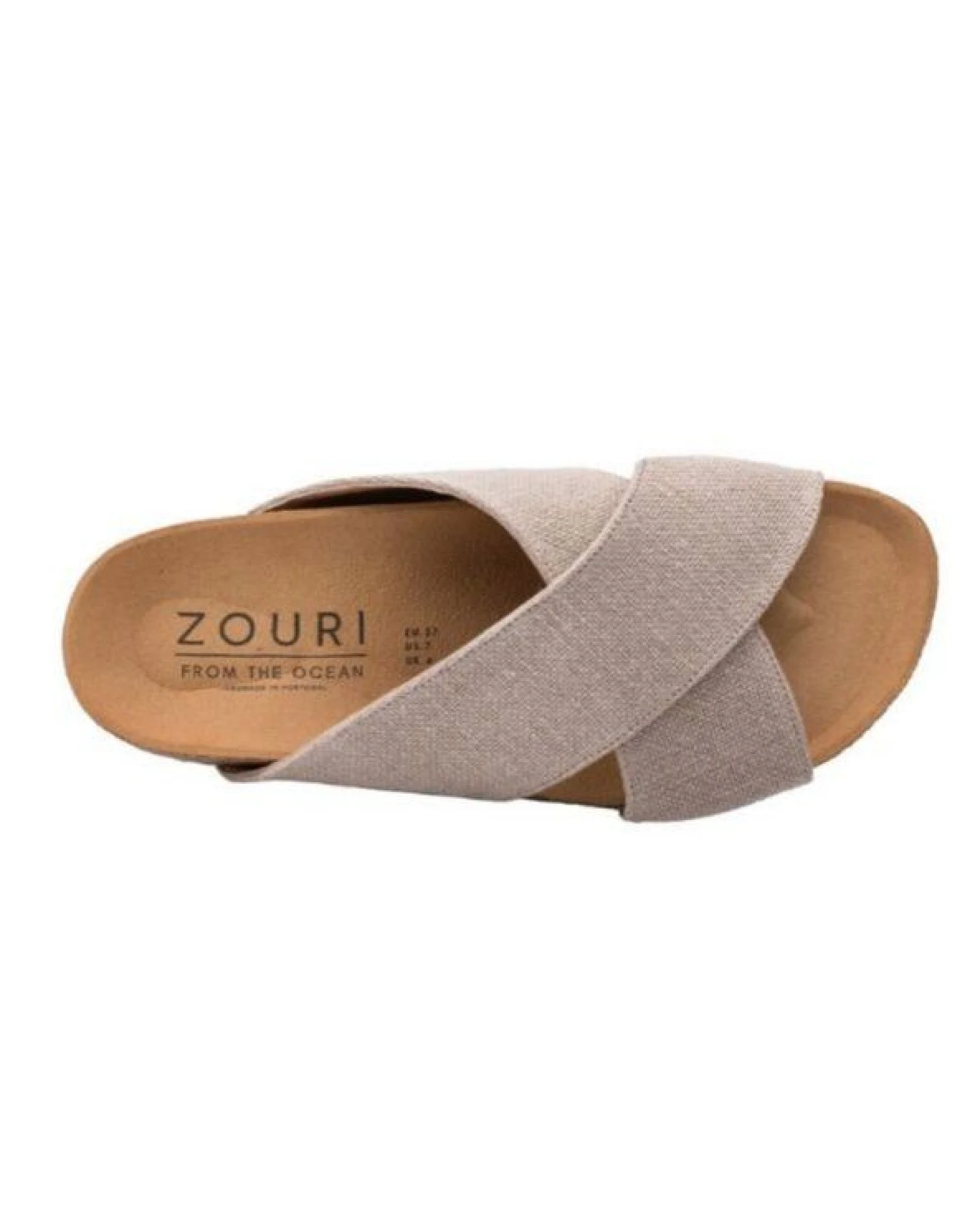 ZOURI Vegane Sandalen SUN Leinen – Ansicht 2
