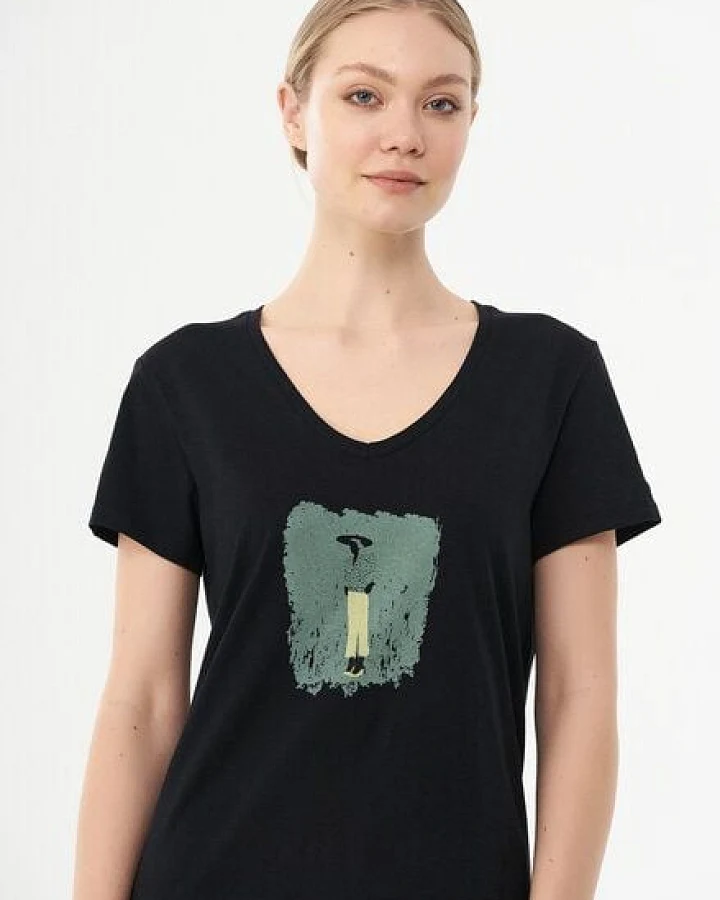 ORGANICATION T-Shirt aus Bio-Baumwolle mit Print