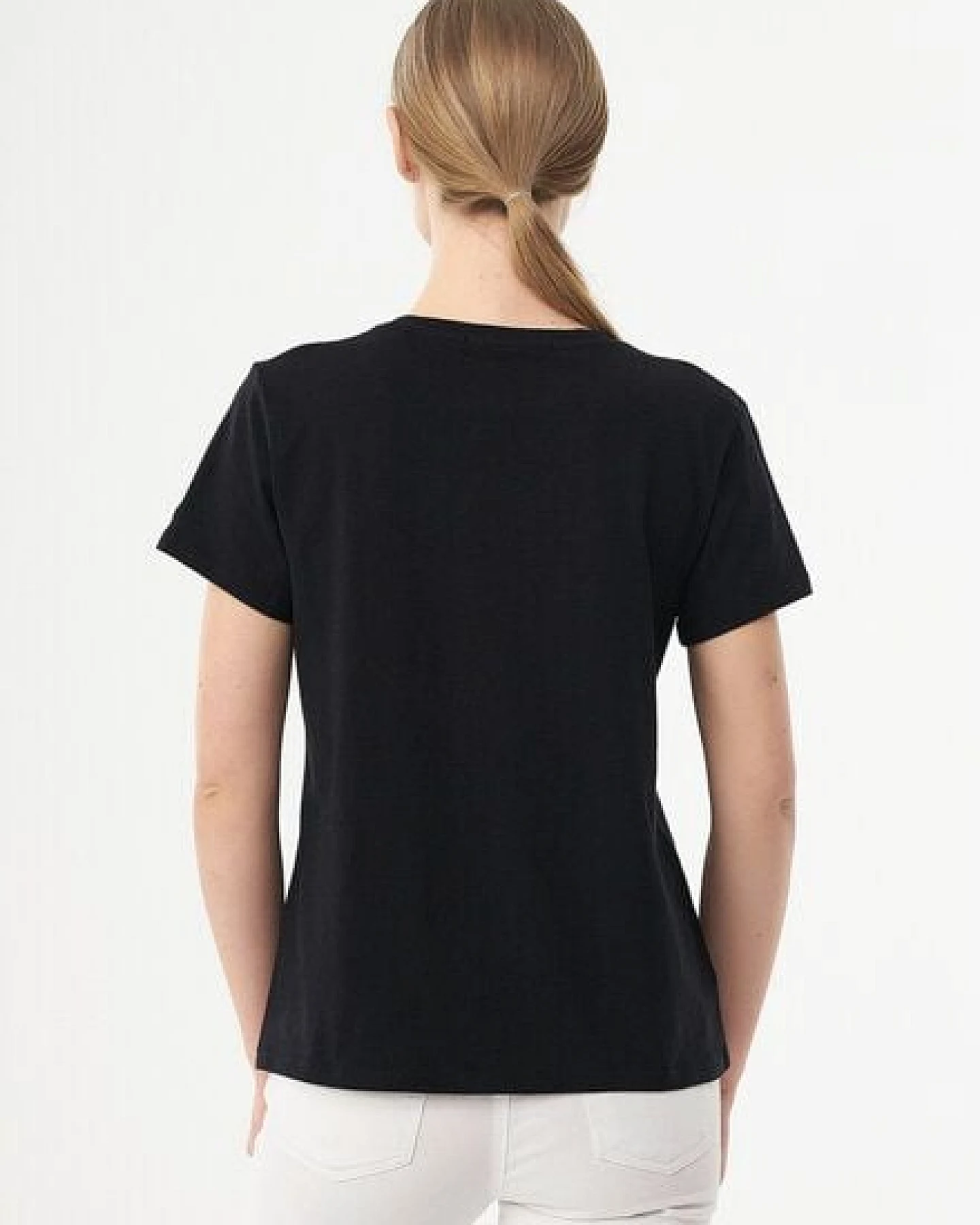 ORGANICATION T-Shirt aus Bio-Baumwolle mit Print – Ansicht 4