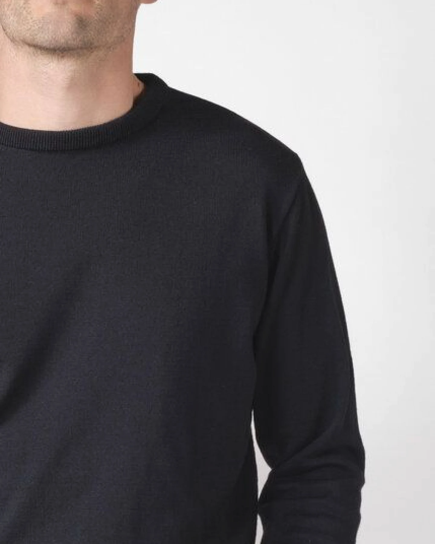 Klitmøller Collective Merino-Strickpullover - Mens Basic Merino Wool - mulesingfrei – Ansicht 3