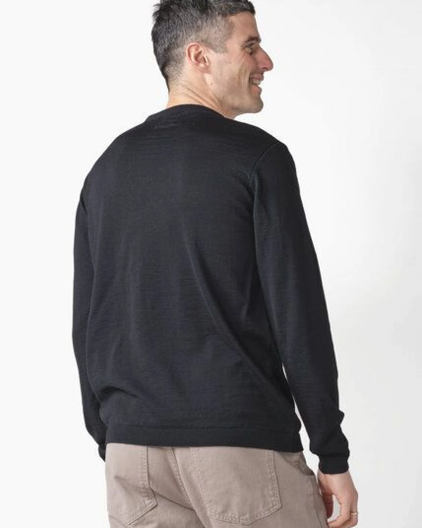 Klitmøller Collective Merino-Strickpullover - Mens Basic Merino Wool - mulesingfrei – Ansicht 2