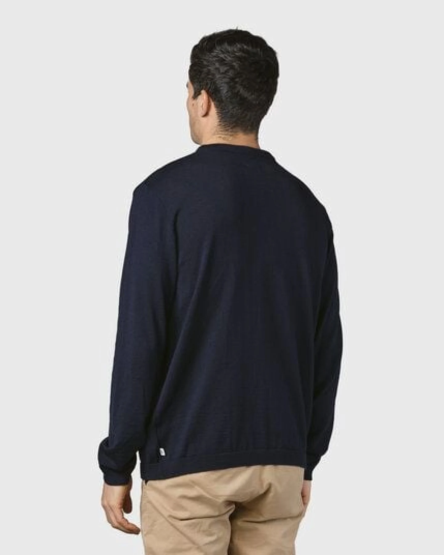 Klitmøller Collective Merino-Strickpullover - Mens Basic Merino Wool - mulesingfrei – Ansicht 3