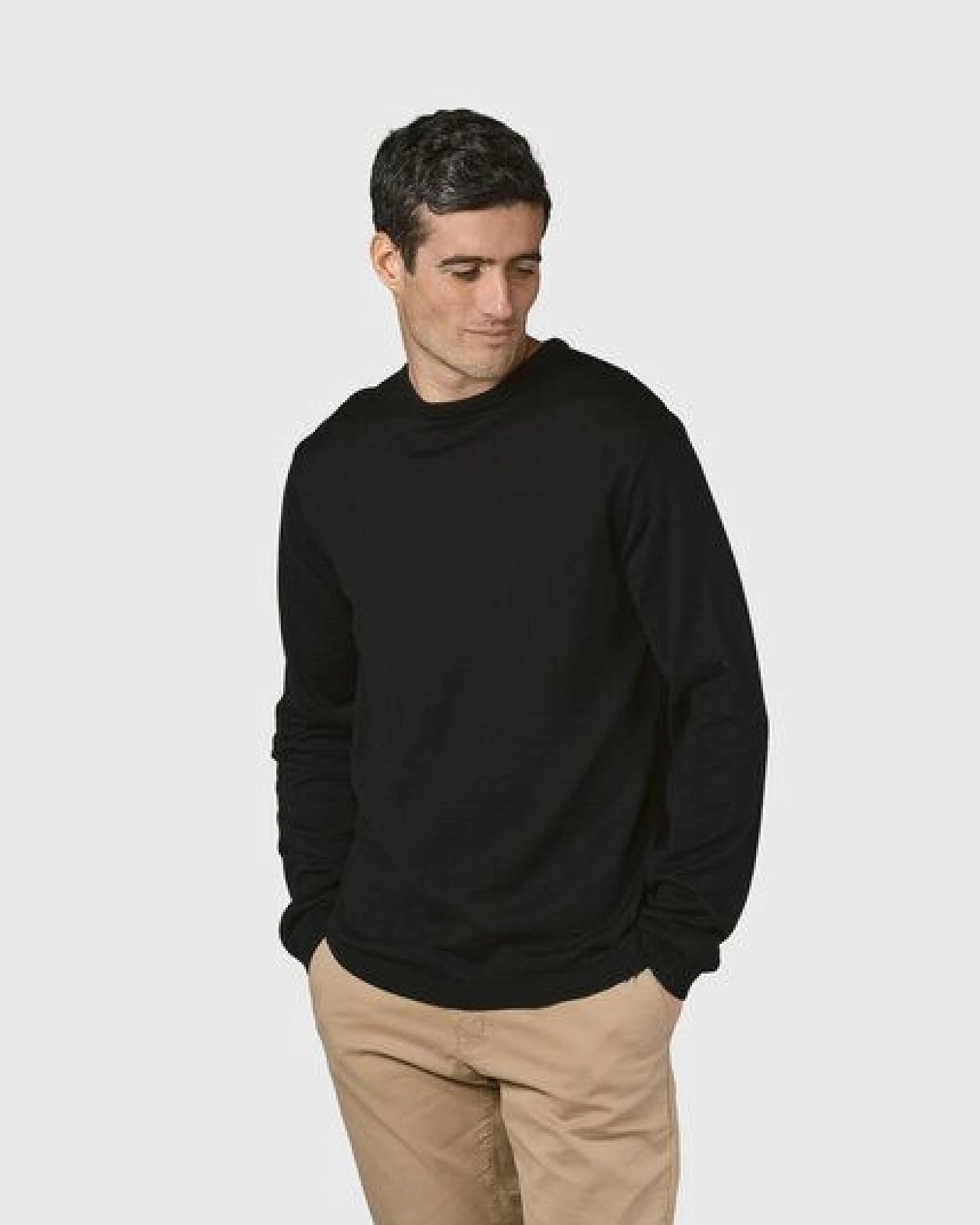 Klitmøller Collective Merino-Strickpullover - Mens Basic Merino Wool - mulesingfrei – Ansicht 2