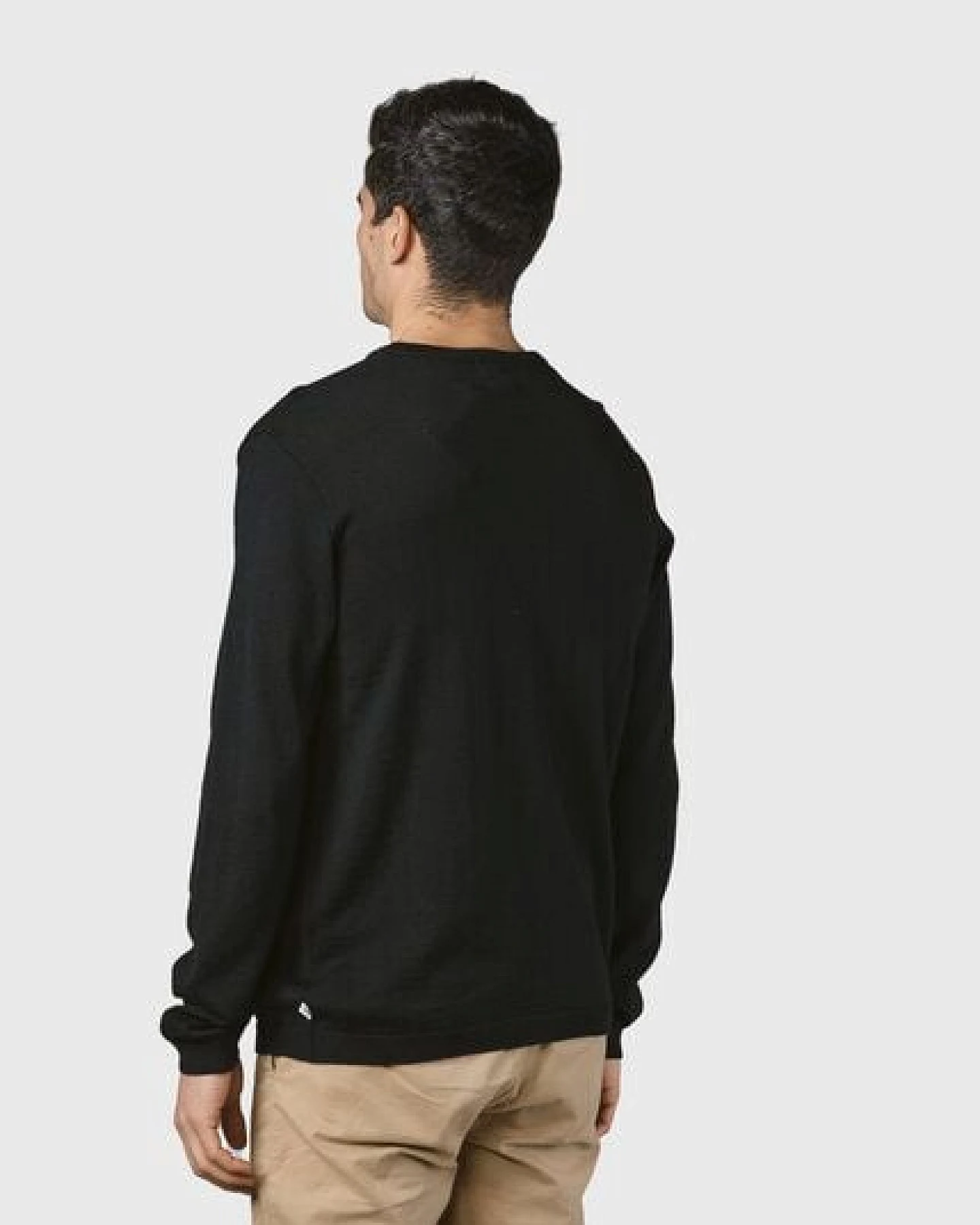 Klitmøller Collective Merino-Strickpullover - Mens Basic Merino Wool - mulesingfrei – Ansicht 3