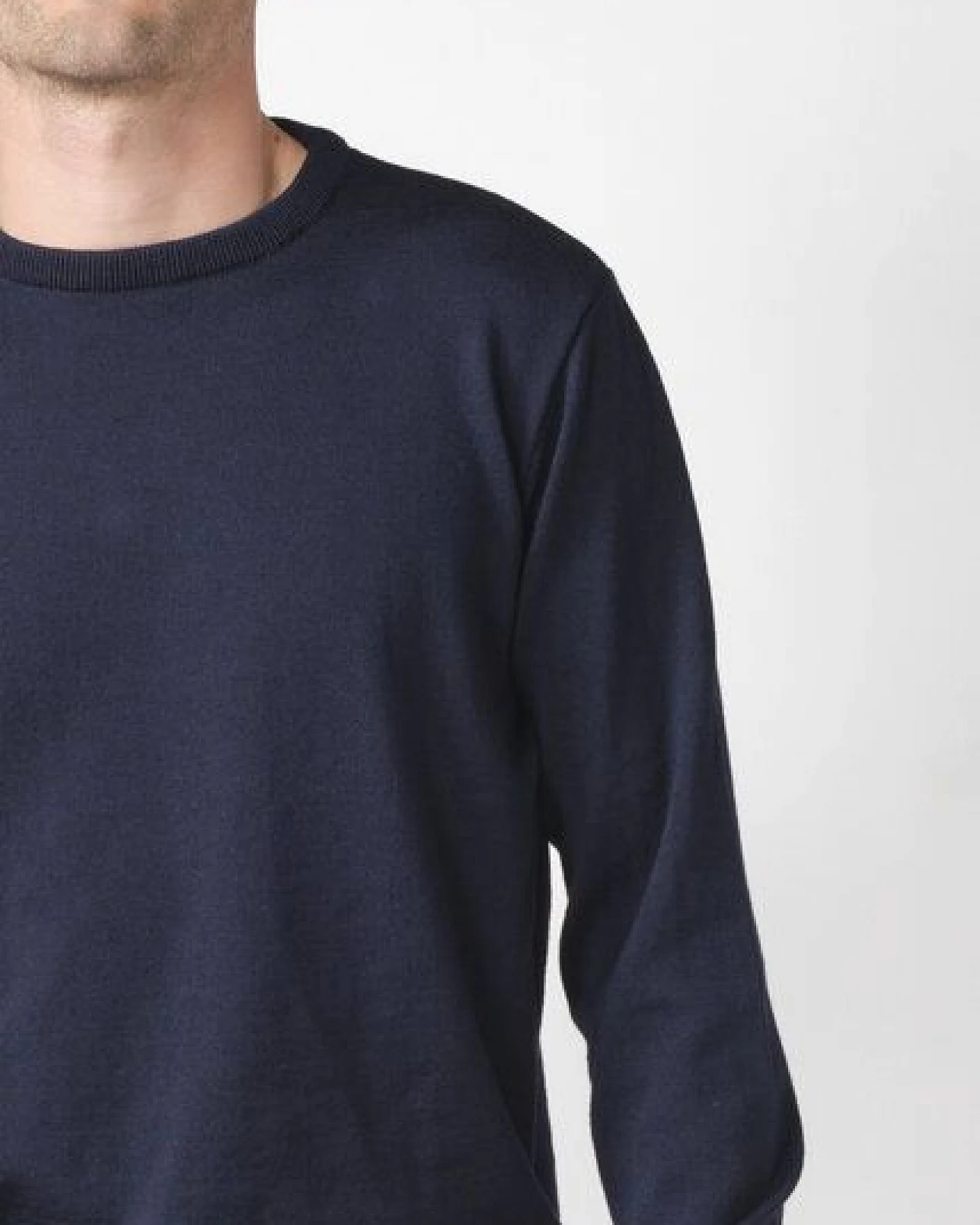 Klitmøller Collective Merino-Strickpullover - Mens Basic Merino Wool - mulesingfrei – Ansicht 3