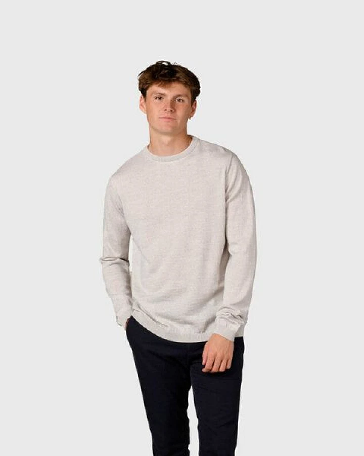 Klitmøller Collective Merino-Strickpullover - Mens Basic Merino Wool - mulesingfrei