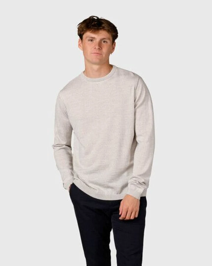 Klitmøller Collective Merino-Strickpullover - Mens Basic Merino Wool - mulesingfrei