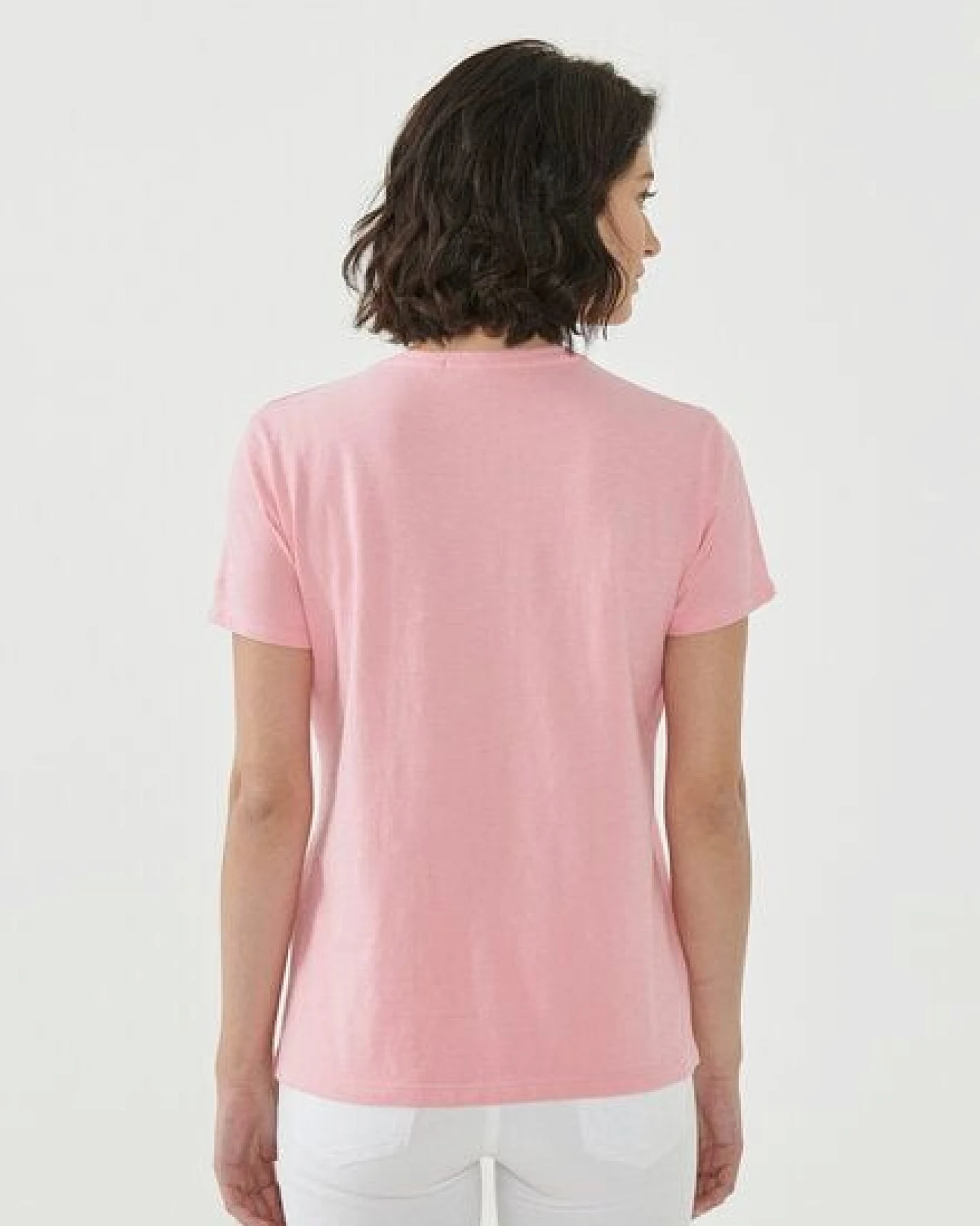 ORGANICATION T-Shirt aus Bio-Baumwolle mit Blumen-Print – Ansicht 4
