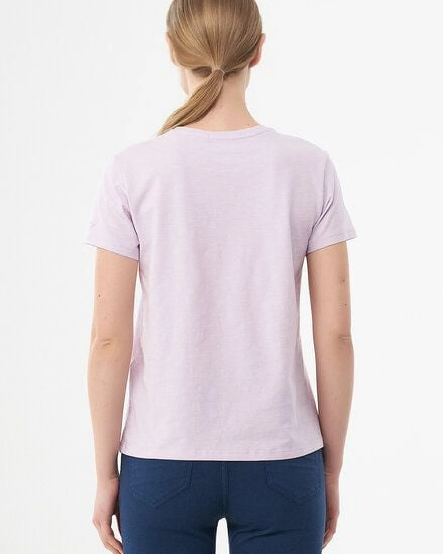 ORGANICATION T-Shirt aus Bio-Baumwolle mit Blumen-Print – Ansicht 4