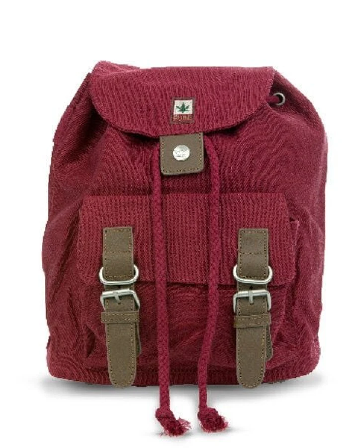 HF-0036 Mini-Rucksack aus Hanf und Bio-Baumwolle von PURE Concept