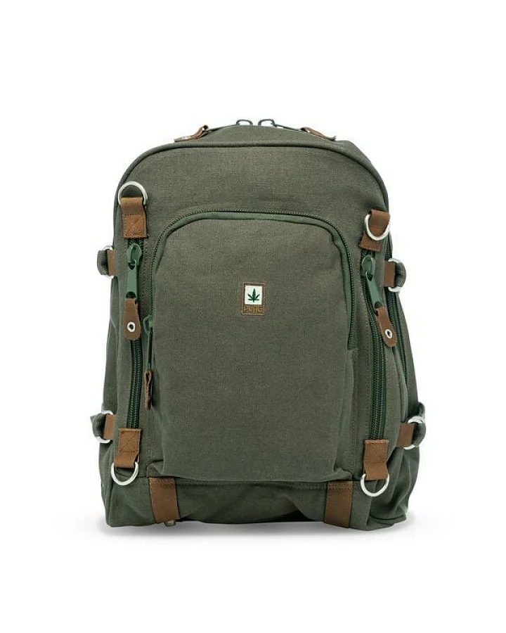 HF-0001 Nachhaltiger Hanf-Rucksack in Größe XL von PURE Concept (Hanf Tagesrucksack XL)