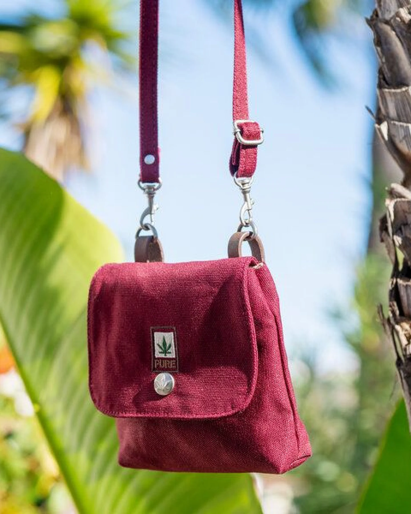 PURE HF-0025 Hanf Schultertasche XS – Ansicht 2