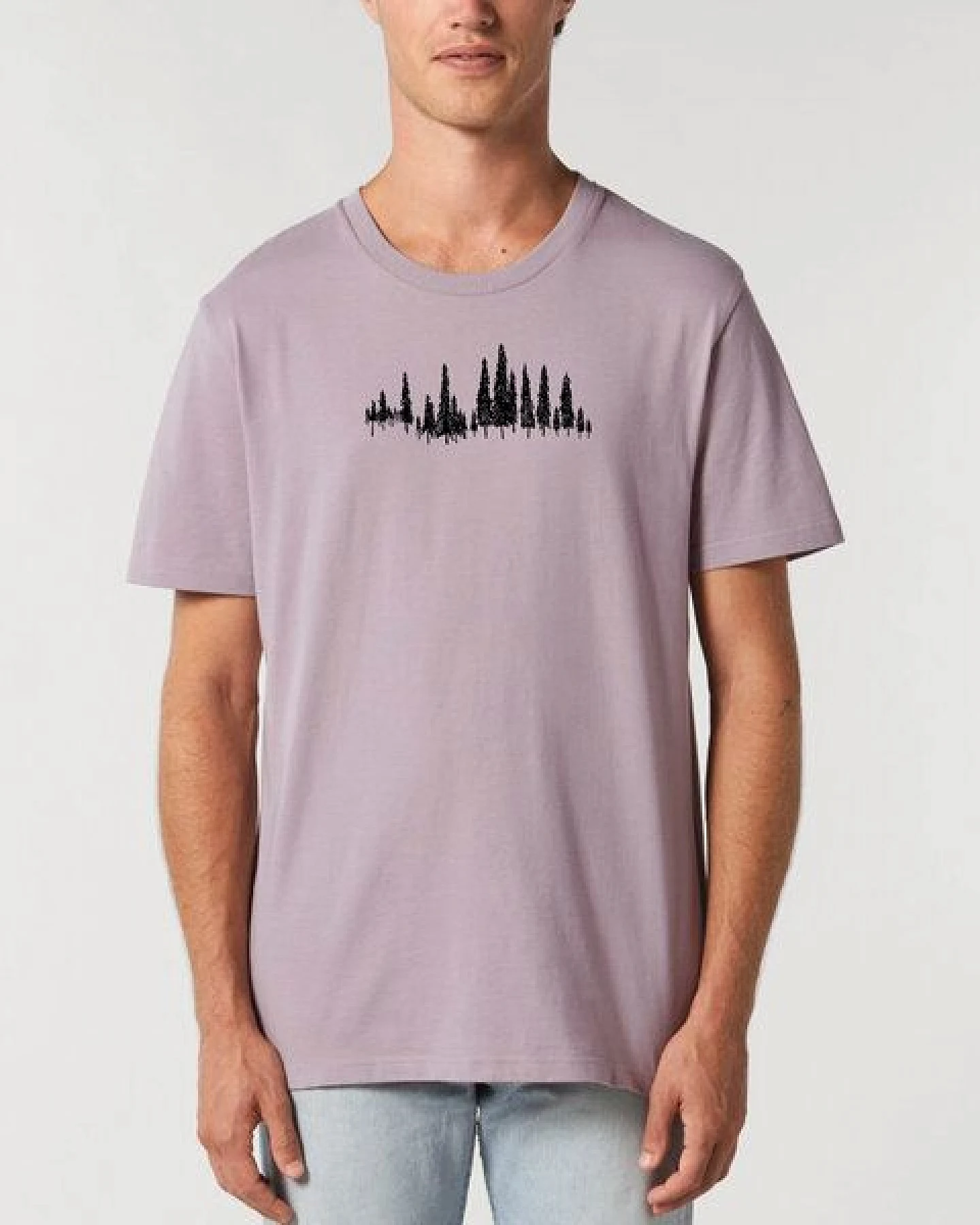 Human Family Unisex Vintage T-Shirt aus Bio-Baumwolle "Trees" – Ansicht 4