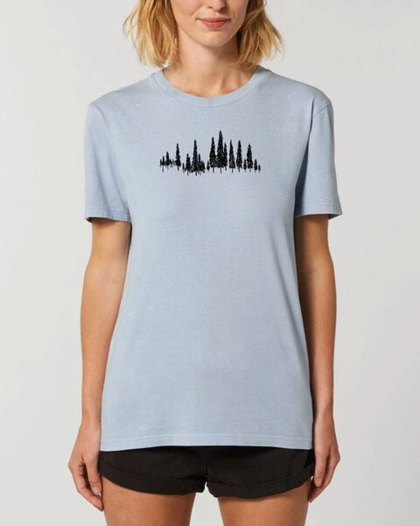 Human Family Unisex Vintage T-Shirt aus Bio-Baumwolle "Trees" – Ansicht 4