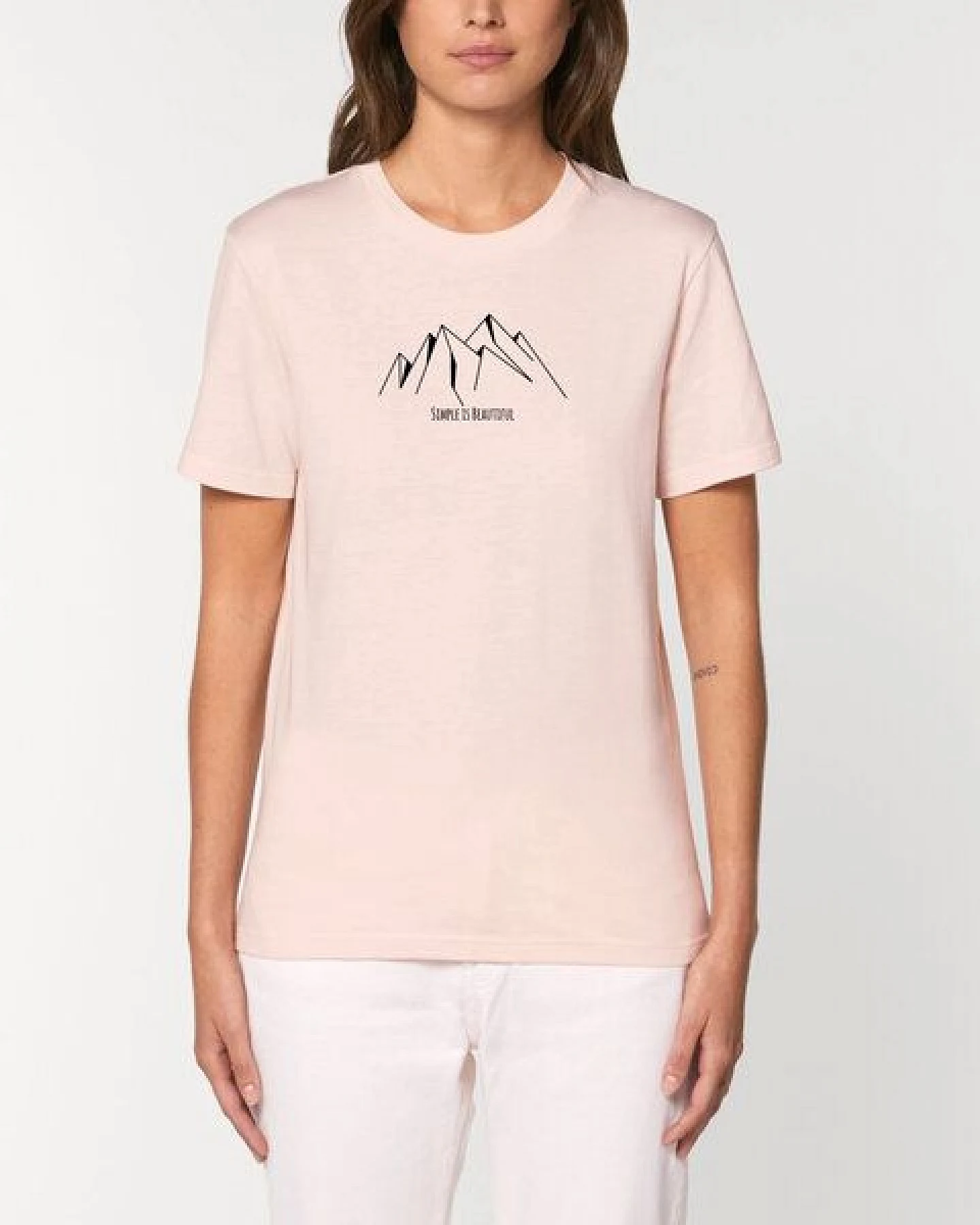 Human Family Bio Unisex Rundhals T-Shirt "Create - Simplicity" – Ansicht 3