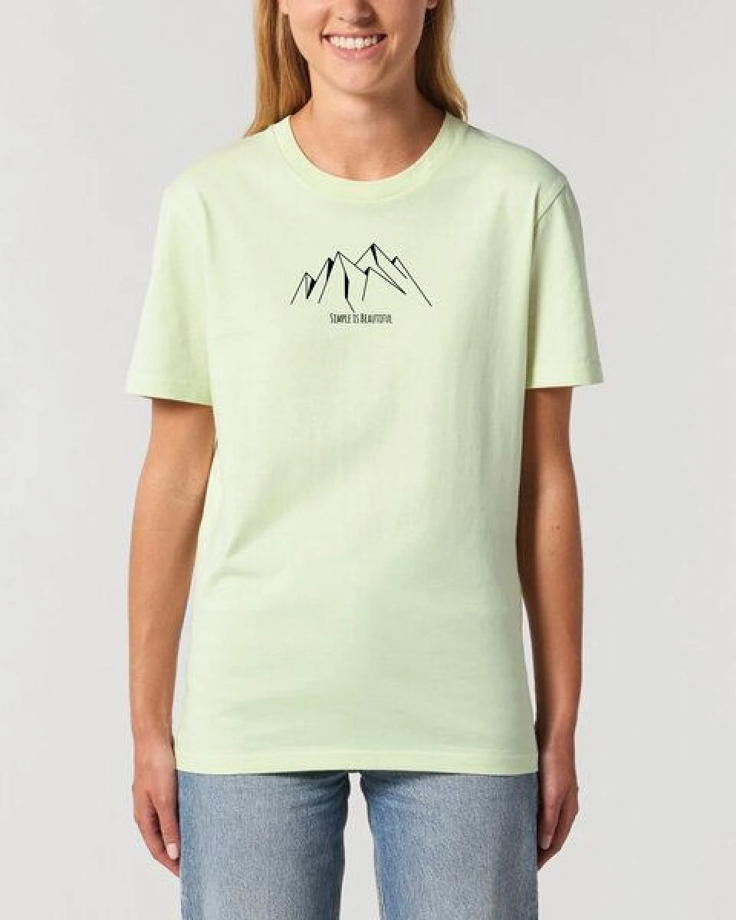 Human Family Bio Unisex Rundhals T-Shirt "Create - Simplicity" – Ansicht 3
