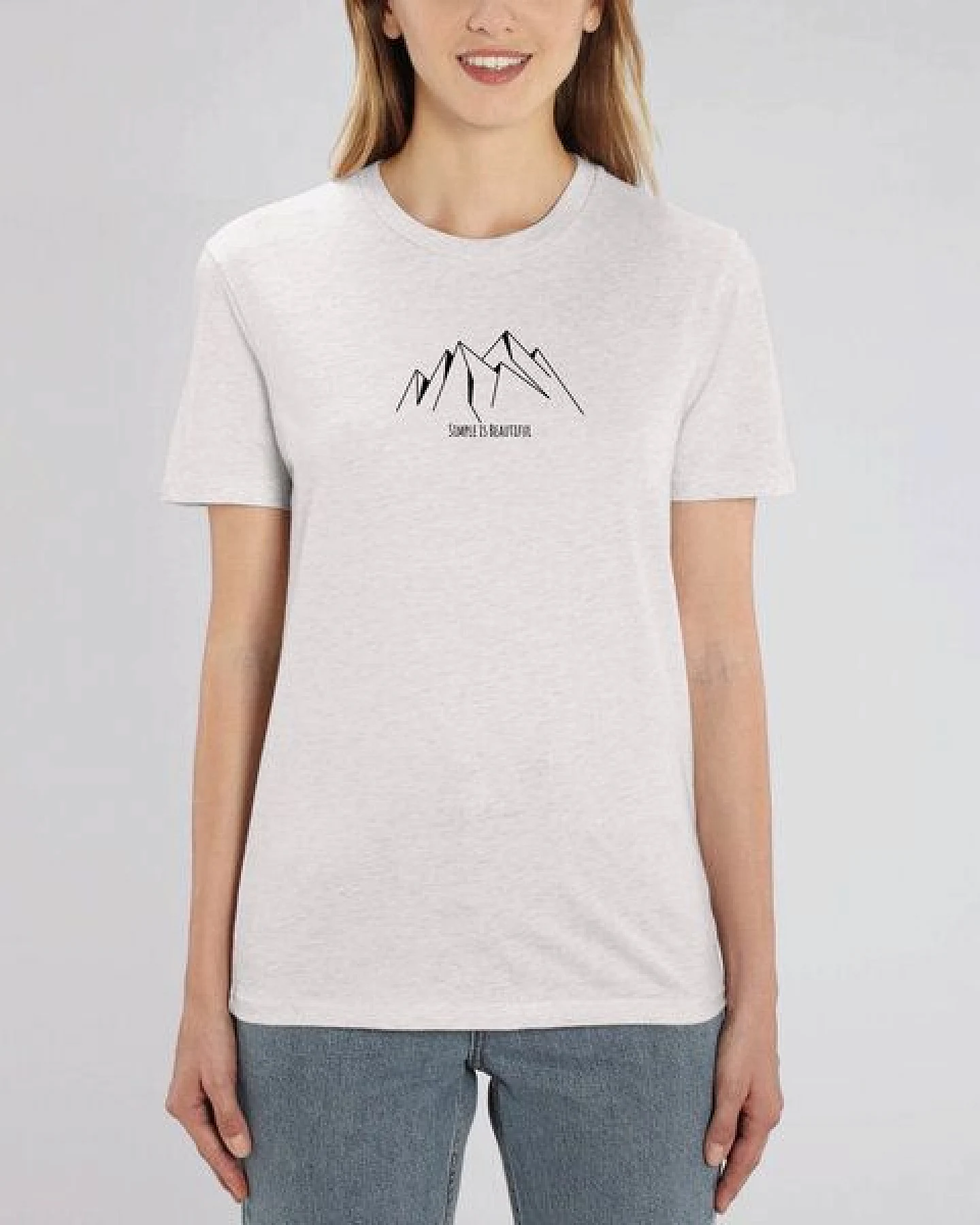 Human Family Bio Unisex Rundhals T-Shirt "Create - Simplicity" – Ansicht 2