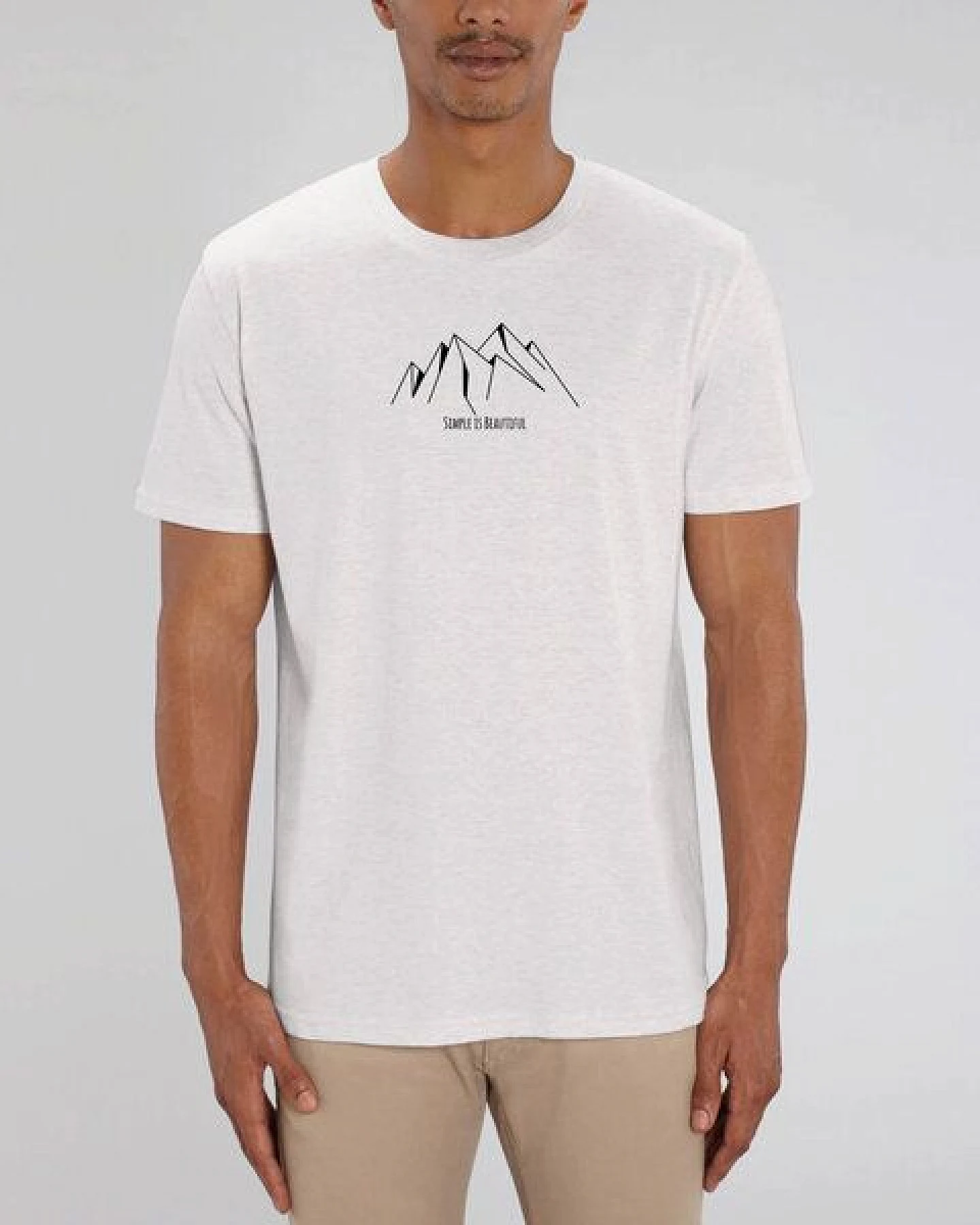 Human Family Bio Unisex Rundhals T-Shirt "Create - Simplicity" – Ansicht 3