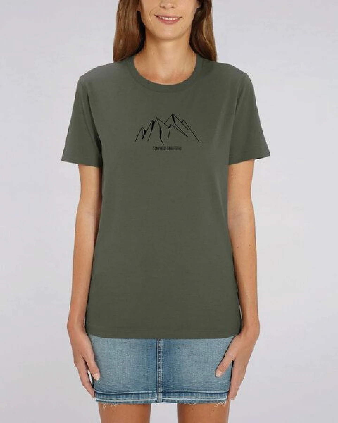 Human Family Bio Unisex Rundhals T-Shirt "Create - Simplicity" – Ansicht 3