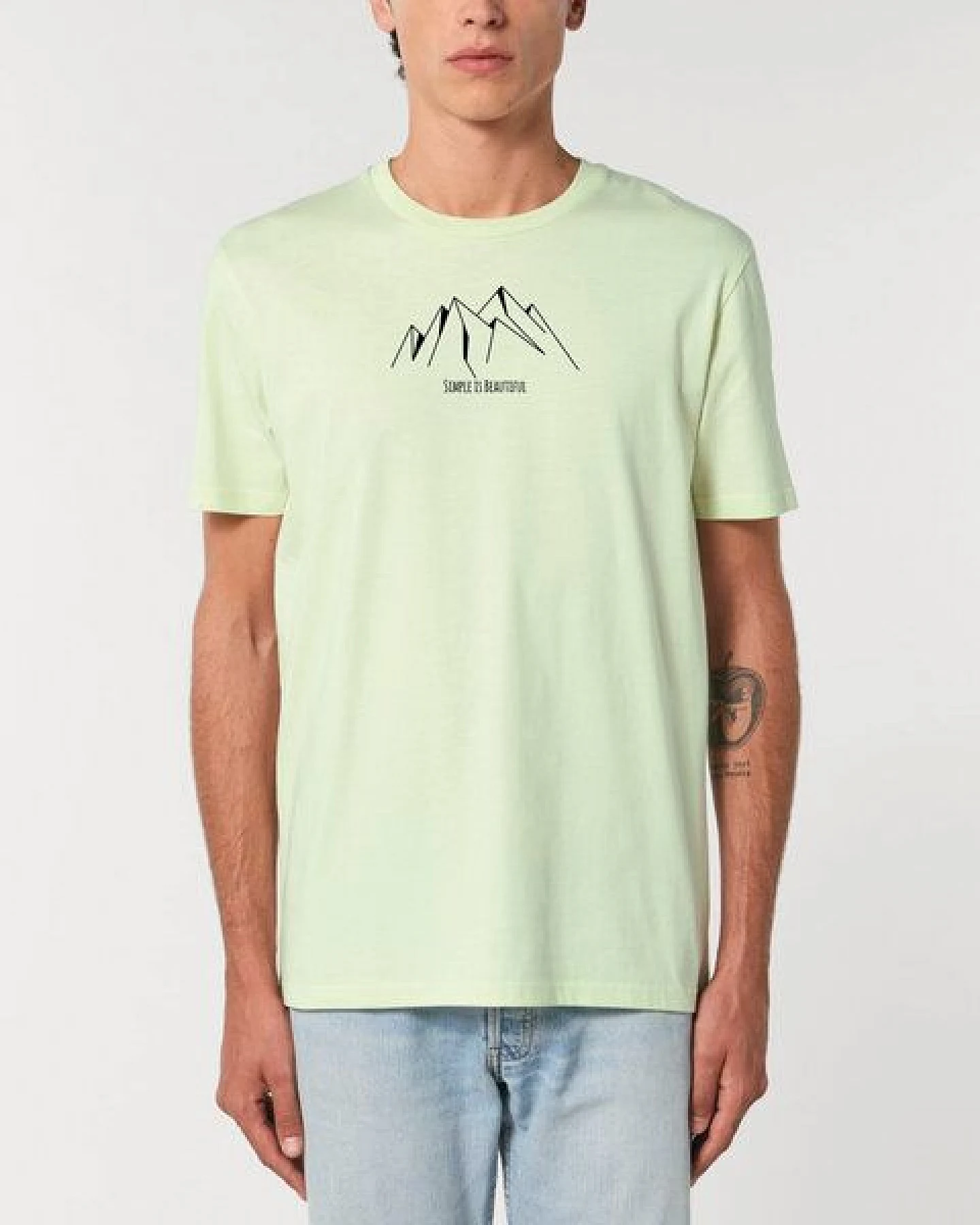 Human Family Bio Unisex Rundhals T-Shirt "Create - Simplicity" – Ansicht 2