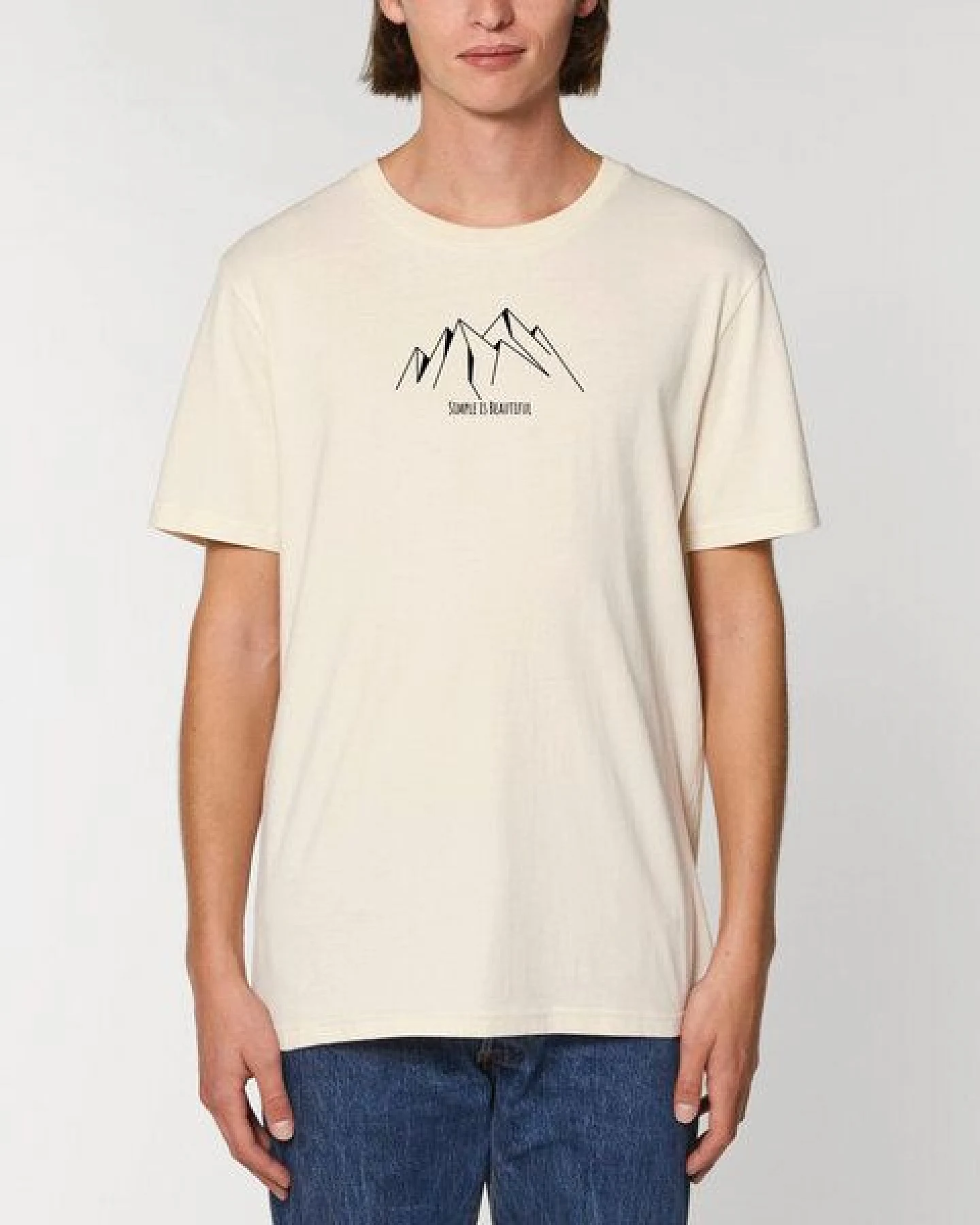Human Family Bio Unisex Rundhals T-Shirt "Create - Simplicity" – Ansicht 2