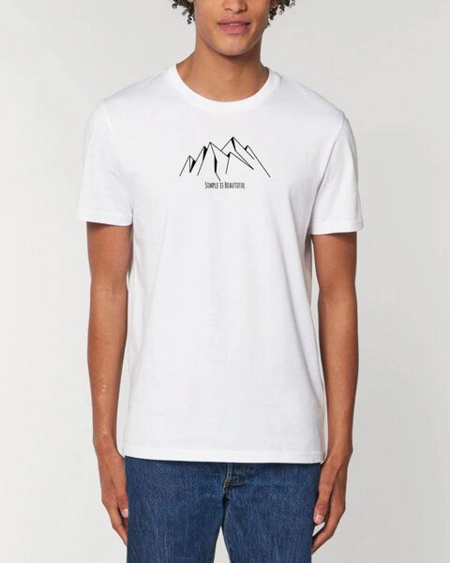 Human Family Bio Unisex Rundhals T-Shirt "Create - Simplicity" – Ansicht 3