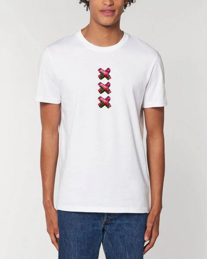 Human Family Bio Herren City T-Shirt "Amsterdam - XXX Tulip"