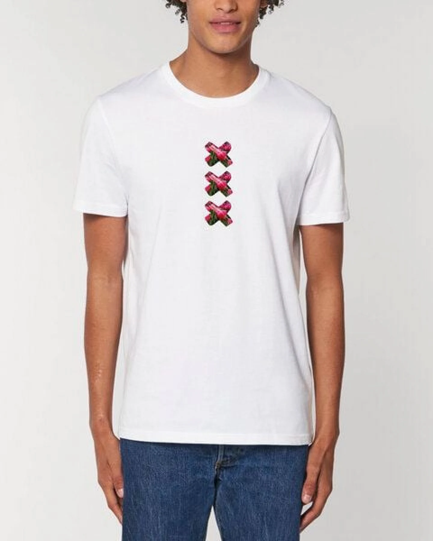 Human Family Bio Herren City T-Shirt "Amsterdam - XXX Tulip" – Ansicht 2