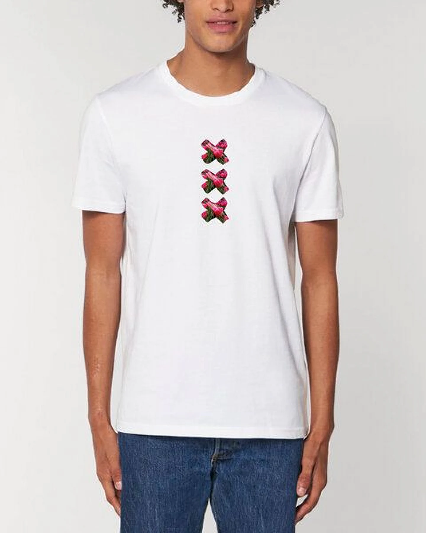Human Family Bio Herren City T-Shirt "Amsterdam - XXX Tulip" – Ansicht 2