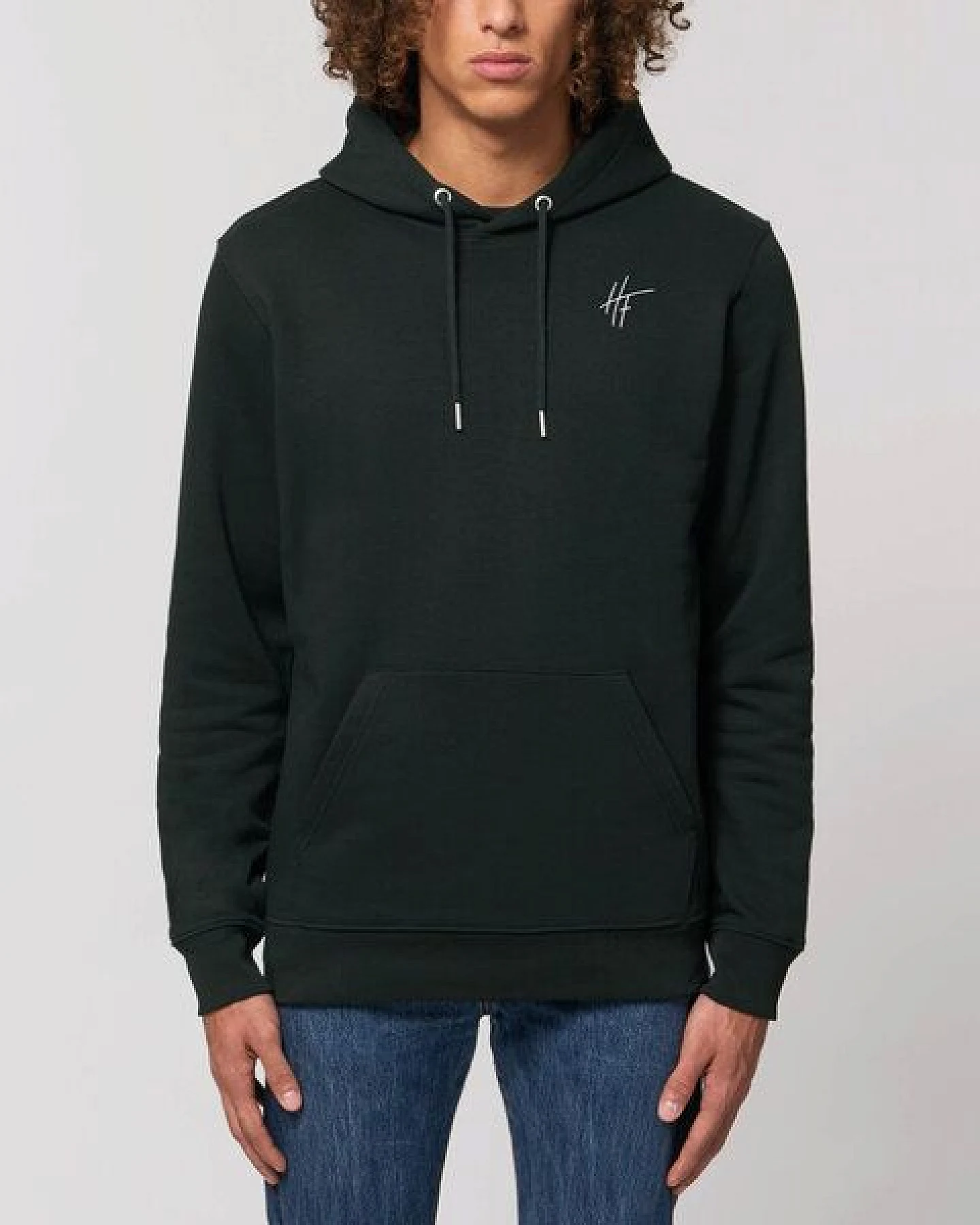 Human Family Bio Unisex Basic Hoodie - "HF" – Ansicht 2