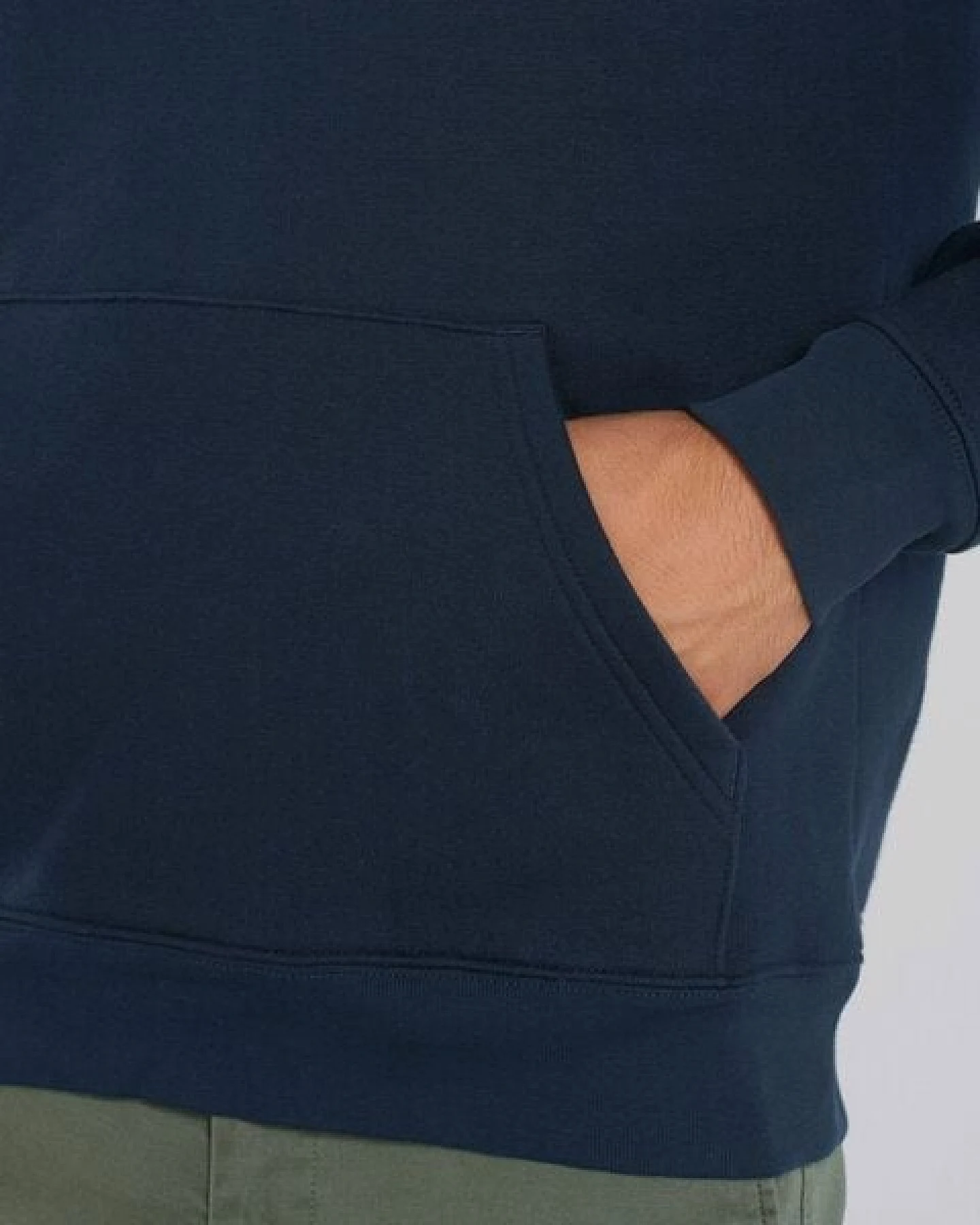 Human Family Bio Unisex Basic Hoodie - "HF" – Ansicht 4