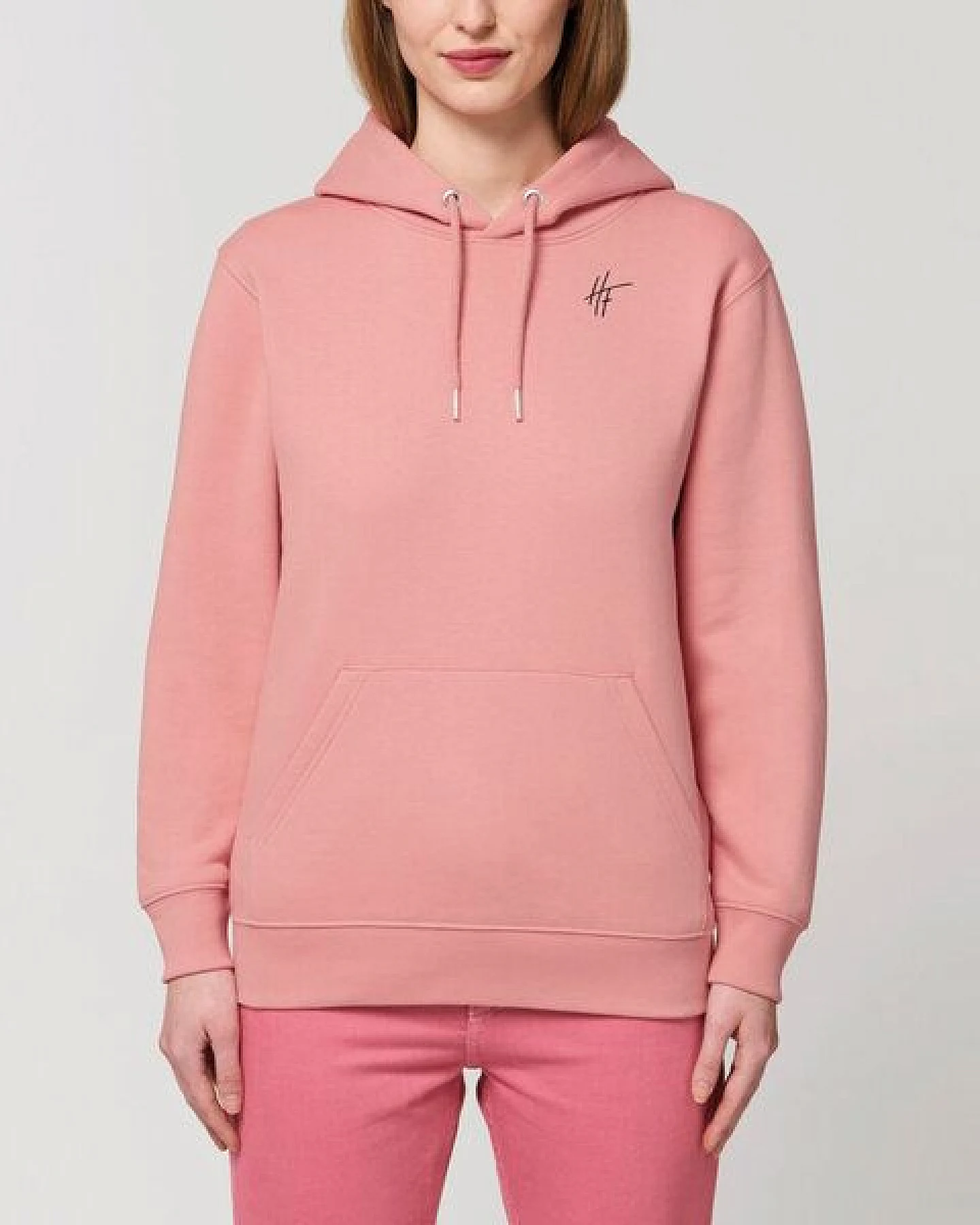 Human Family Bio Unisex Basic Hoodie - "HF" – Ansicht 3