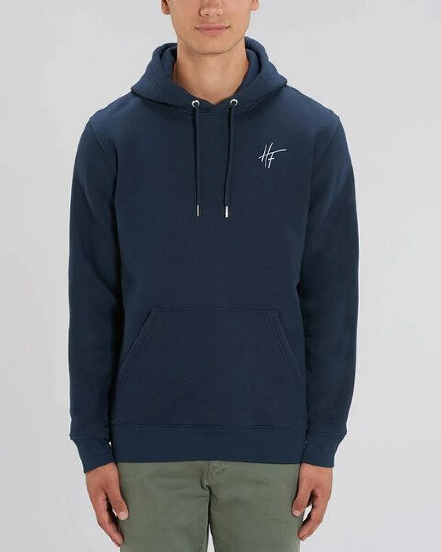 Human Family Bio Unisex Basic Hoodie - "HF" – Ansicht 2