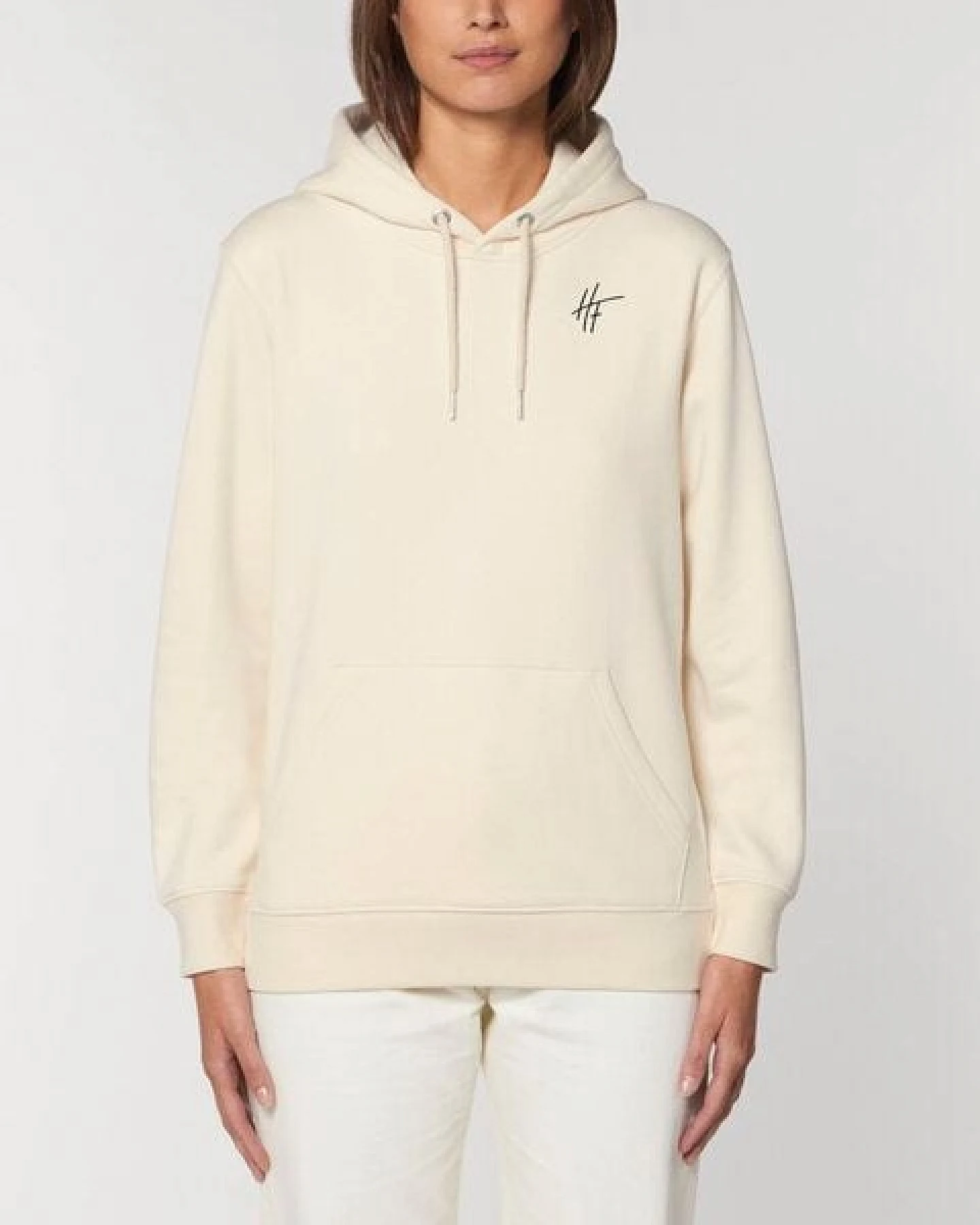 Human Family Bio Unisex Basic Hoodie - "HF" – Ansicht 4
