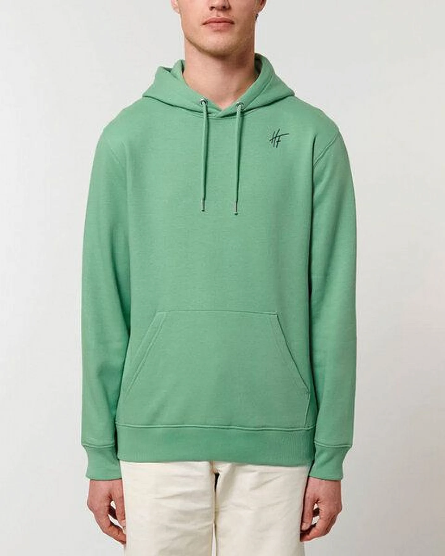 Human Family Bio Unisex Basic Hoodie - "HF" – Ansicht 2