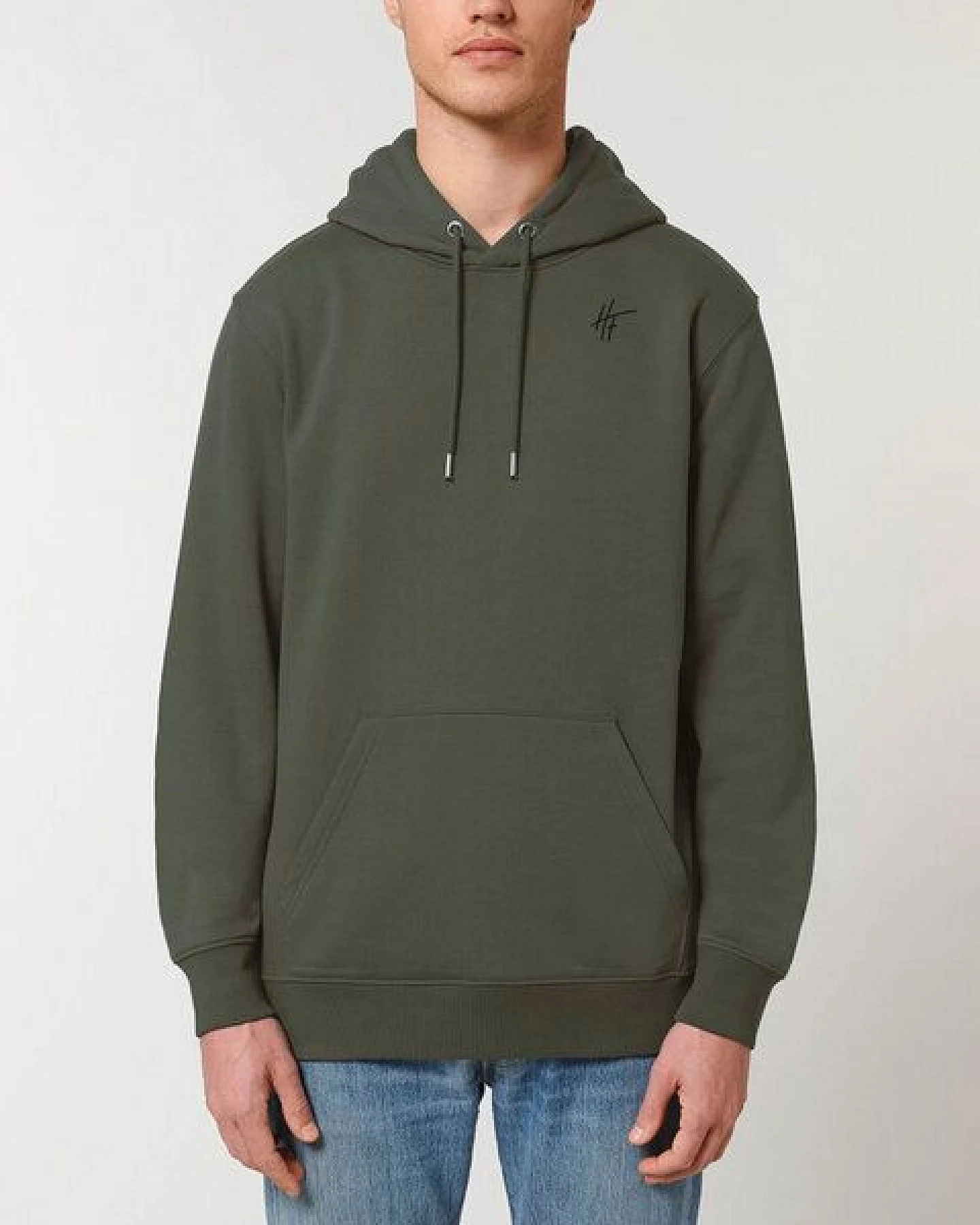 Human Family Bio Unisex Basic Hoodie - "HF" – Ansicht 2