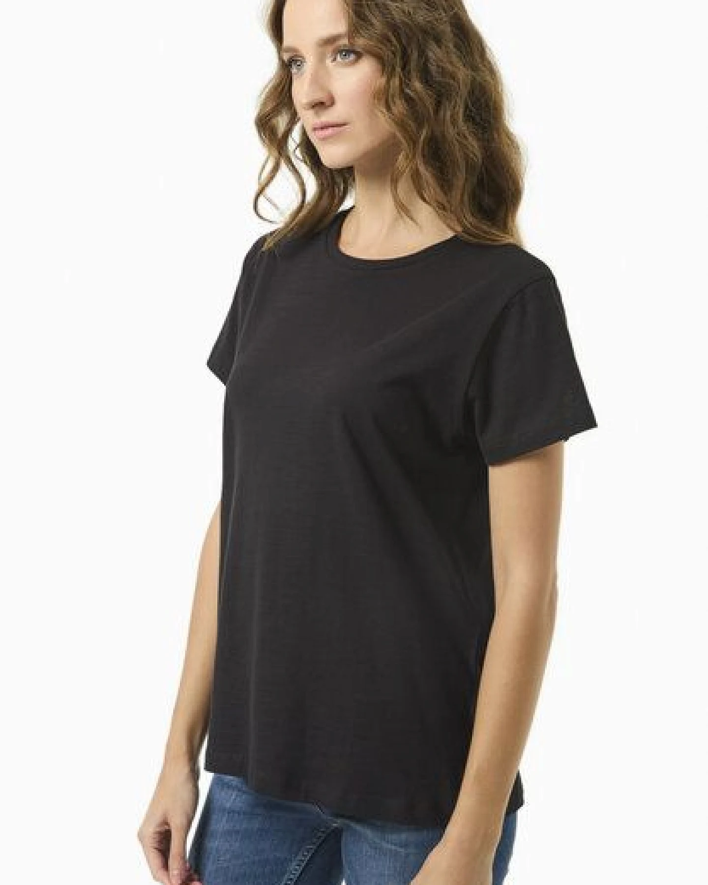 ORGANICATION Damen Basic T-Shirt aus Bio-Baumwolle – Ansicht 3