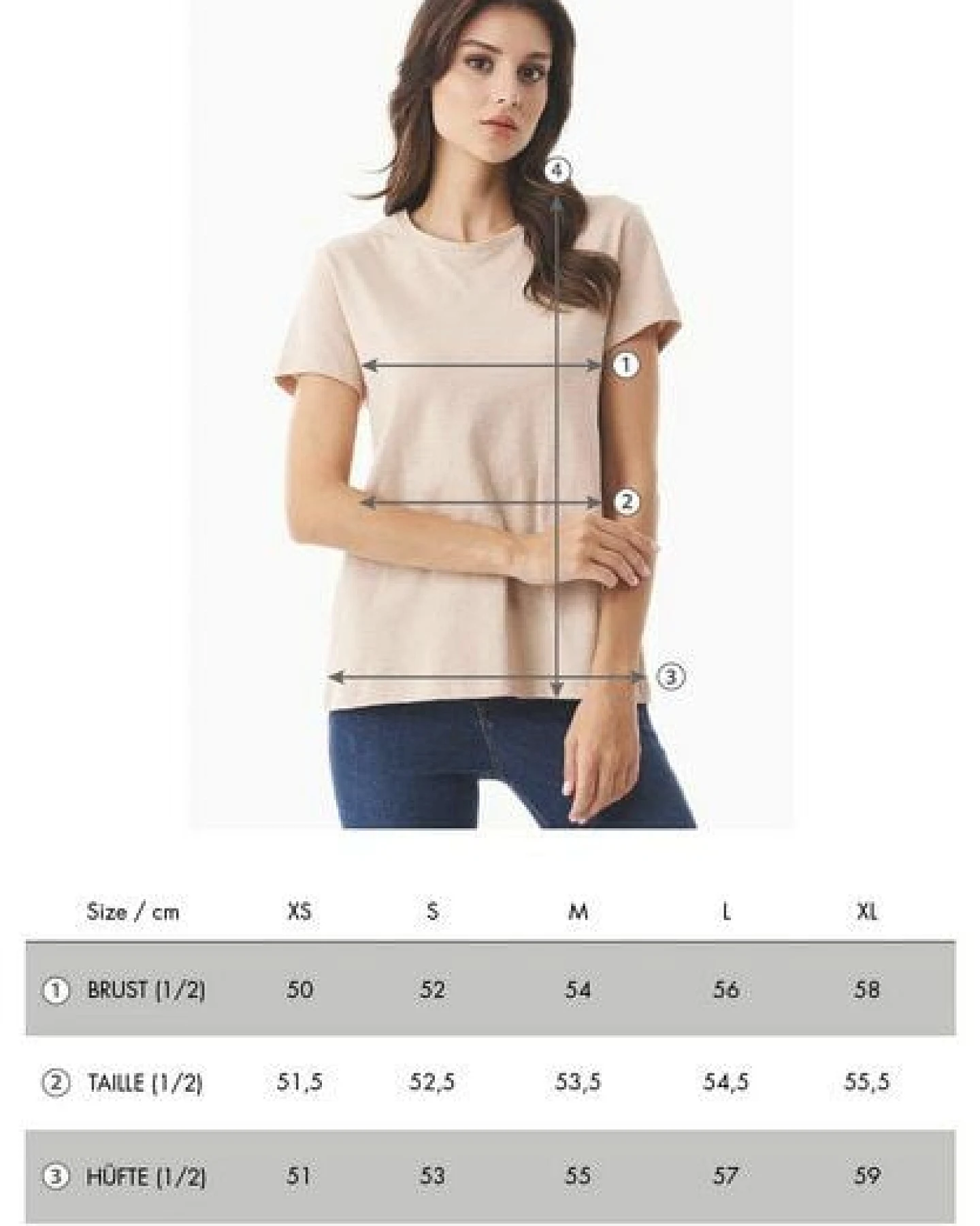 ORGANICATION Damen Basic T-Shirt aus Bio-Baumwolle – Ansicht 4