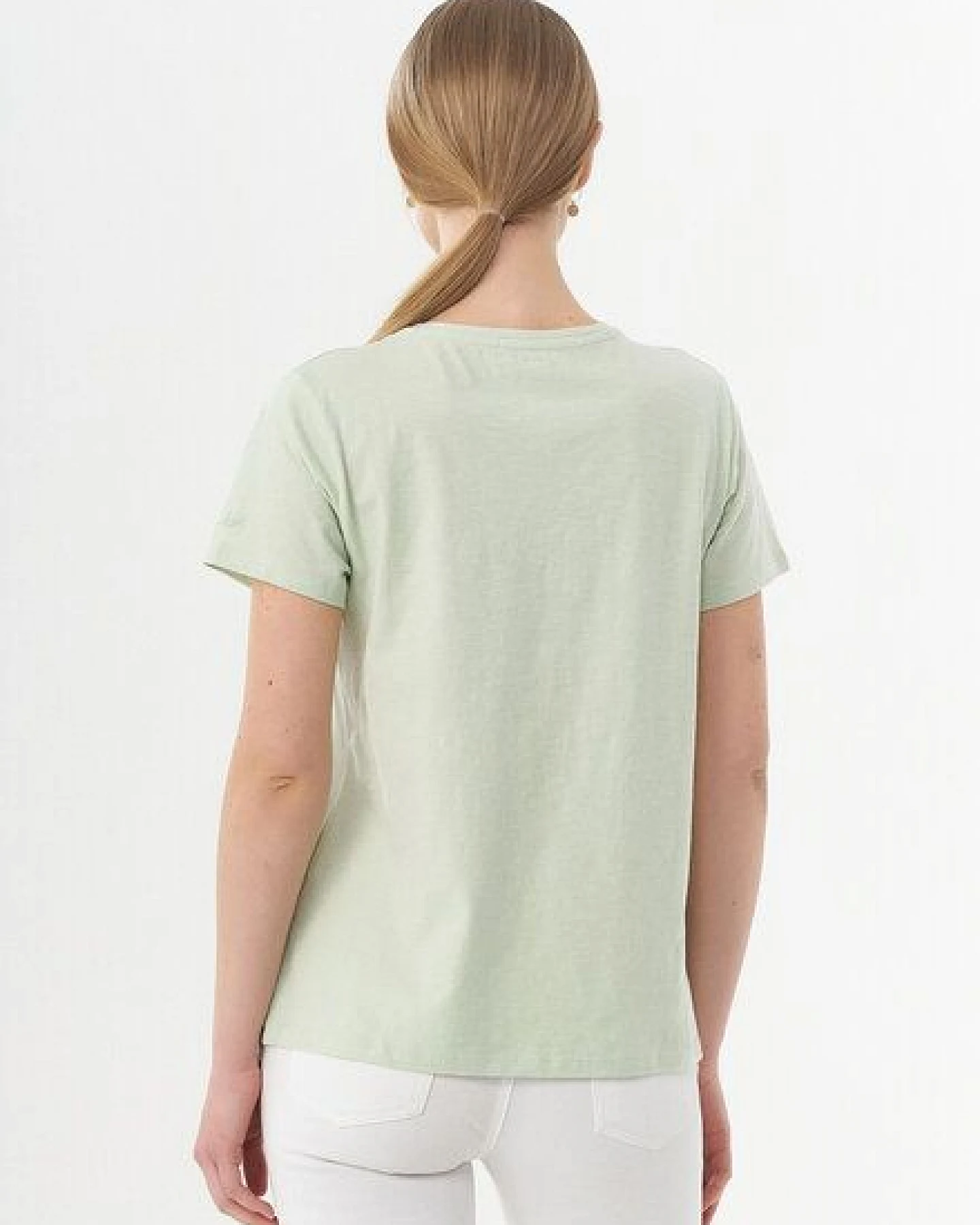 ORGANICATION Damen Basic T-Shirt aus Bio-Baumwolle – Ansicht 4