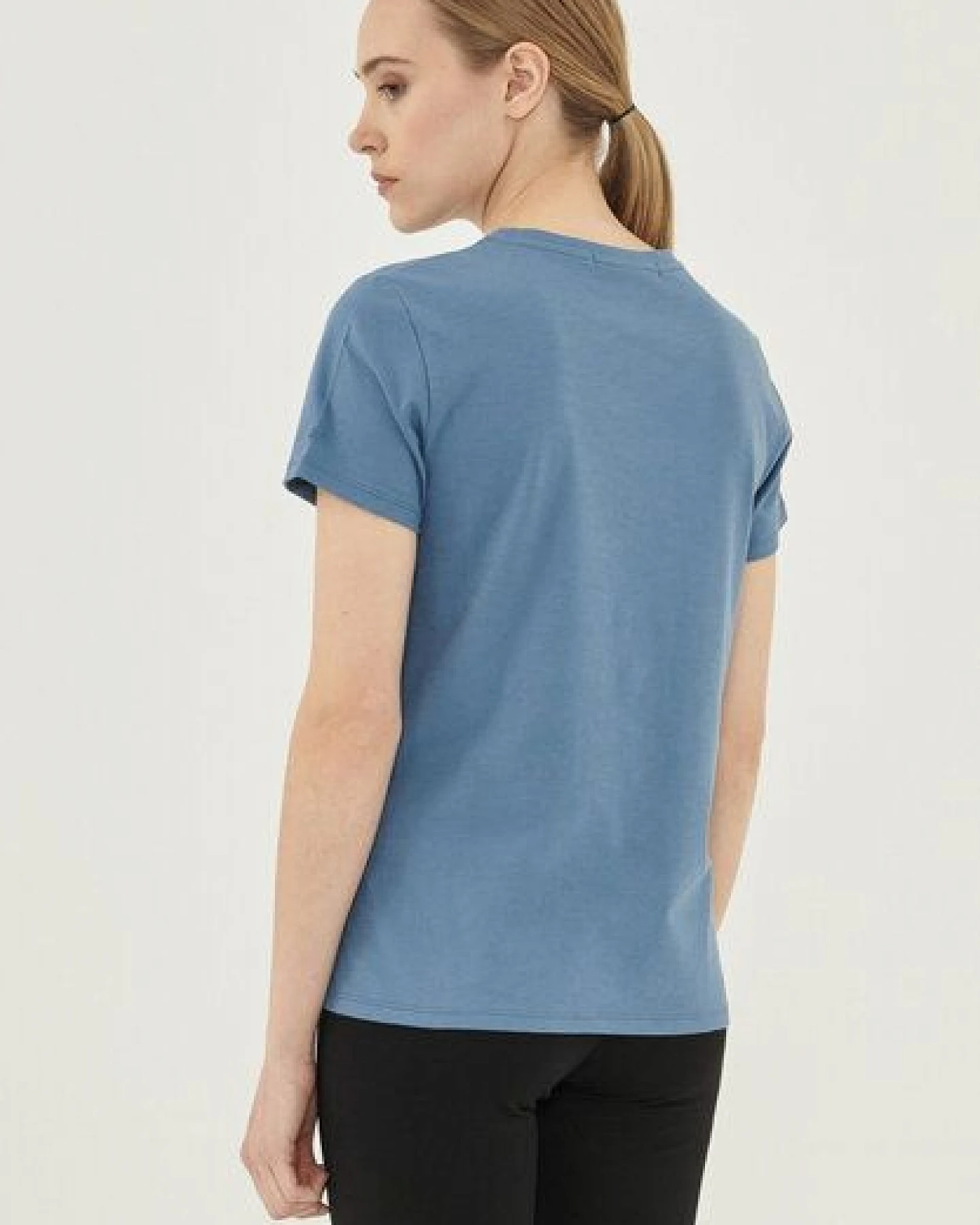 ORGANICATION Damen Basic T-Shirt aus Bio-Baumwolle – Ansicht 4