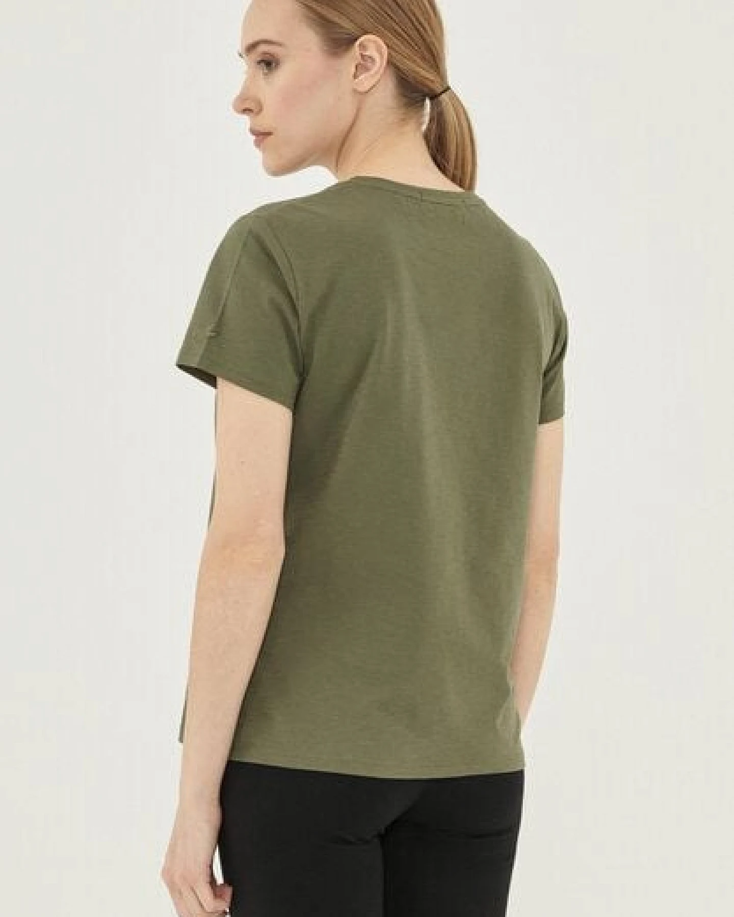 ORGANICATION Damen Basic T-Shirt aus Bio-Baumwolle – Ansicht 4