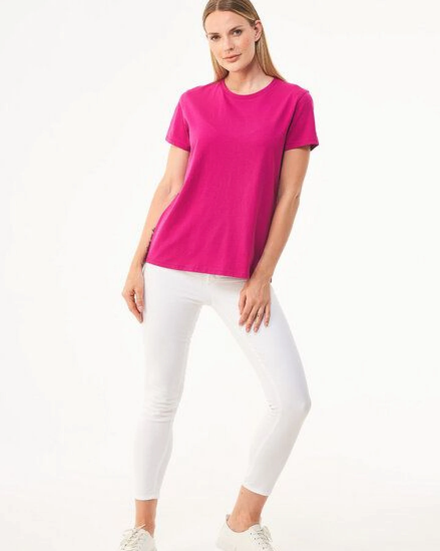 ORGANICATION Damen Basic T-Shirt aus Bio-Baumwolle – Ansicht 2
