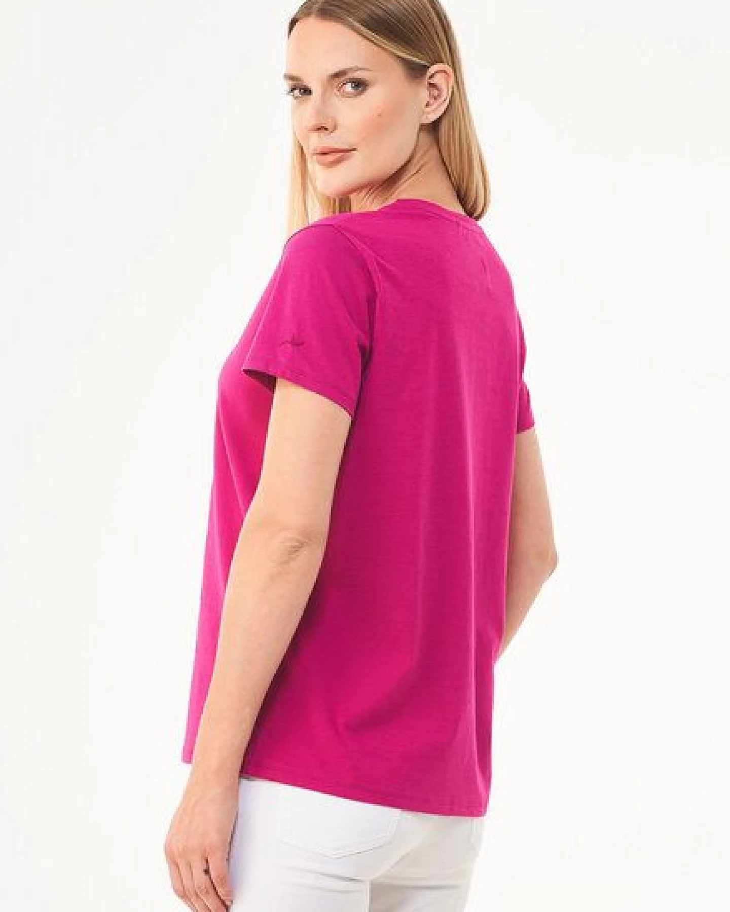ORGANICATION Damen Basic T-Shirt aus Bio-Baumwolle – Ansicht 4